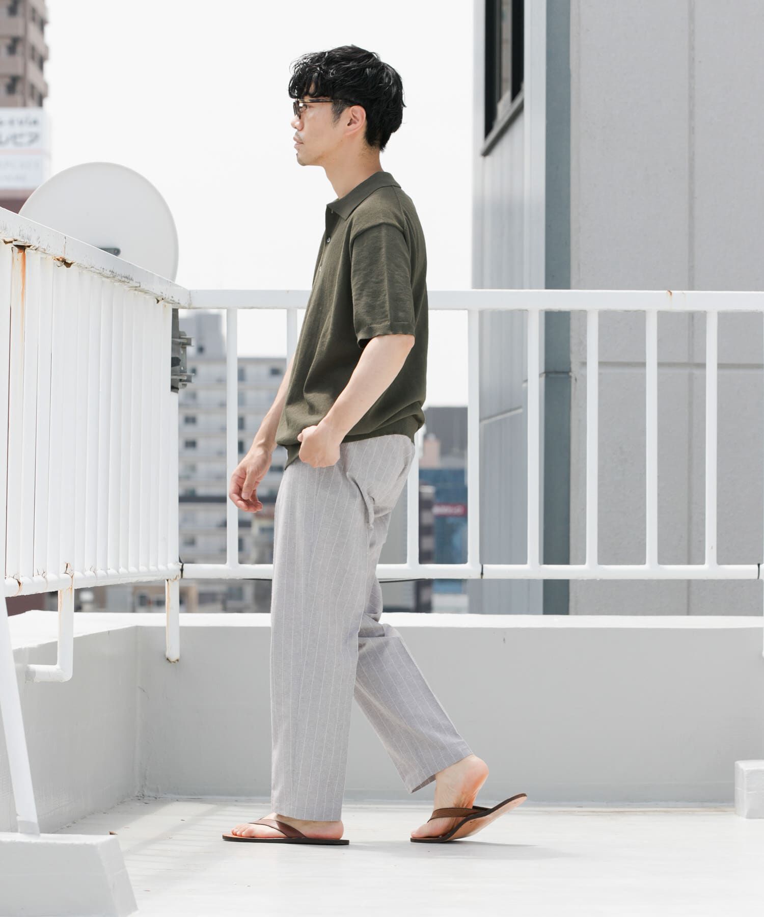 URBAN RESEARCH ROSSO「『UR TECH ひやサラクール』AIRDRYリラックスポロ」|ポロシャツ|