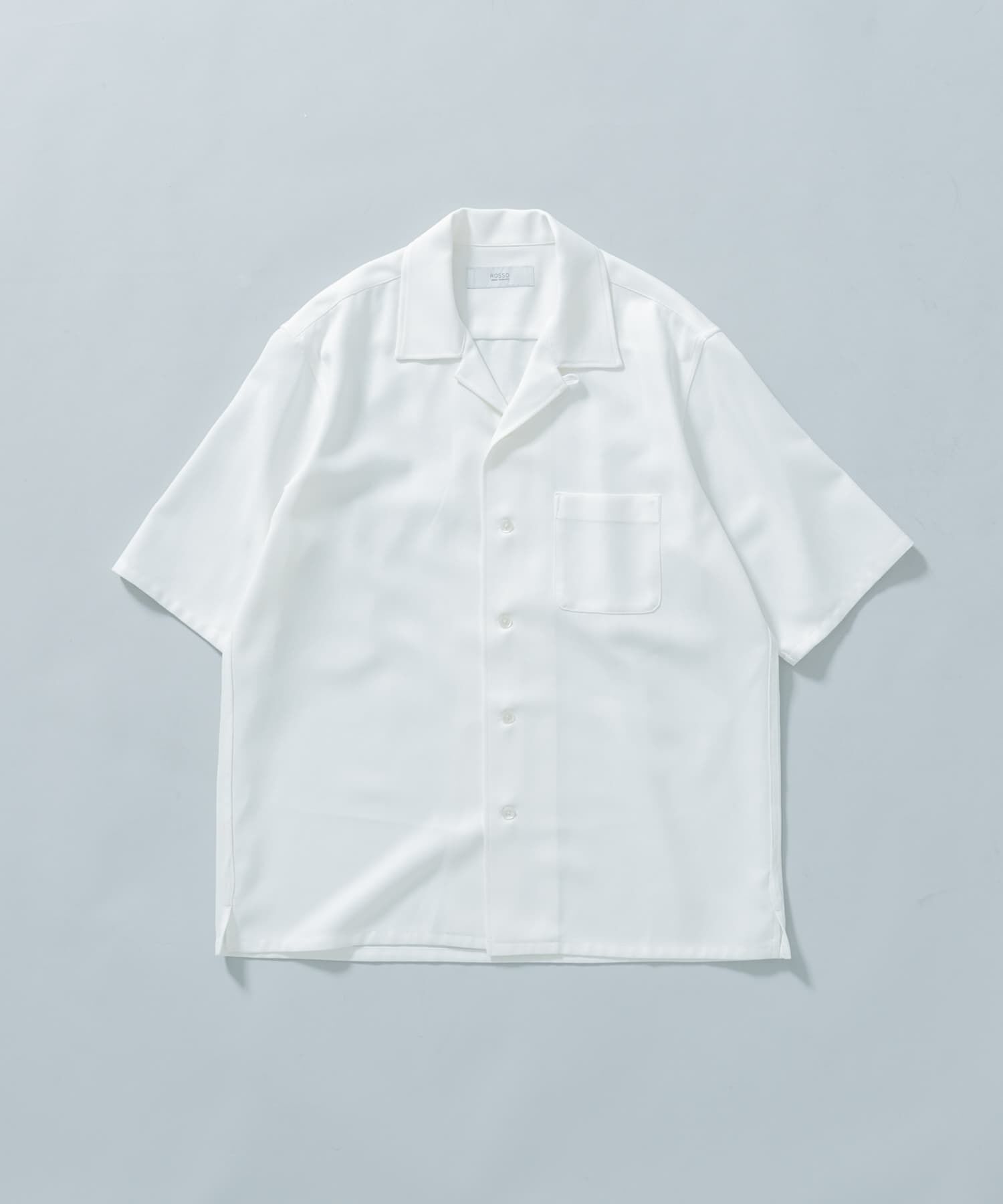 URBAN RESEARCH ROSSO「『WEB限定』『セットアップ対応』パナマ風オープンカラー半袖シャツ」|シャツ・ブラウス|