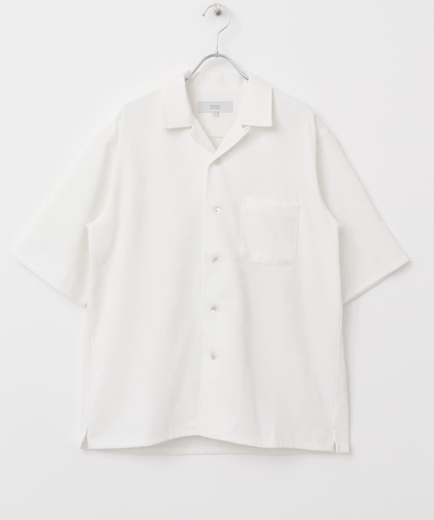 URBAN RESEARCH ROSSO「『WEB限定』『セットアップ対応』パナマ風オープンカラー半袖シャツ」|シャツ・ブラウス|