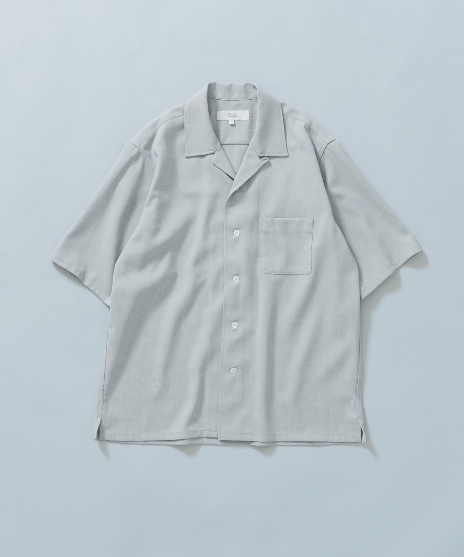 URBAN RESEARCH ROSSO「『WEB限定』『セットアップ対応』パナマ風オープンカラー半袖シャツ」|シャツ・ブラウス|