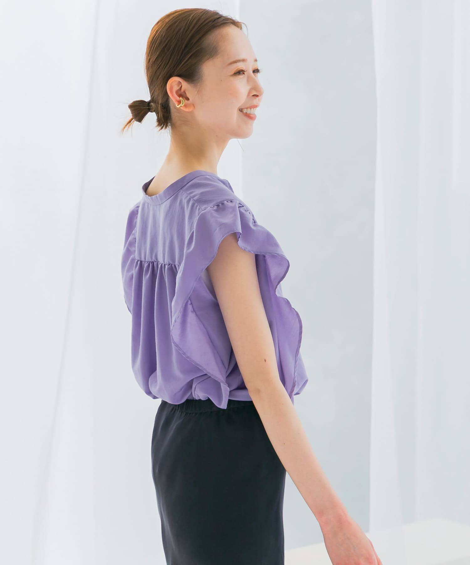 URBAN RESEARCH ROSSO「フリルブラウス」|シャツ・ブラウス|