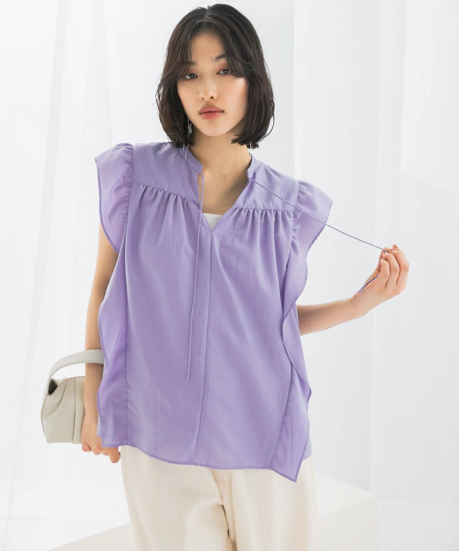 URBAN RESEARCH ROSSO「フリルブラウス」|シャツ・ブラウス|