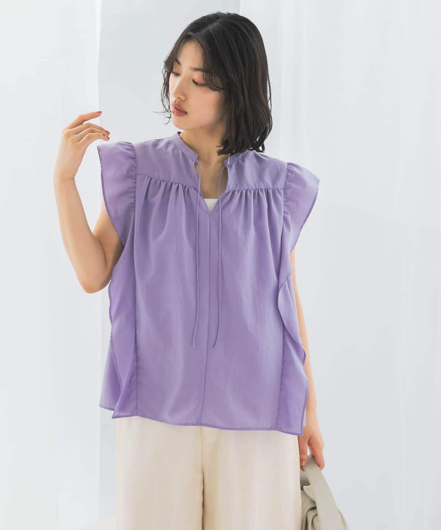 URBAN RESEARCH ROSSO「フリルブラウス」|シャツ・ブラウス|