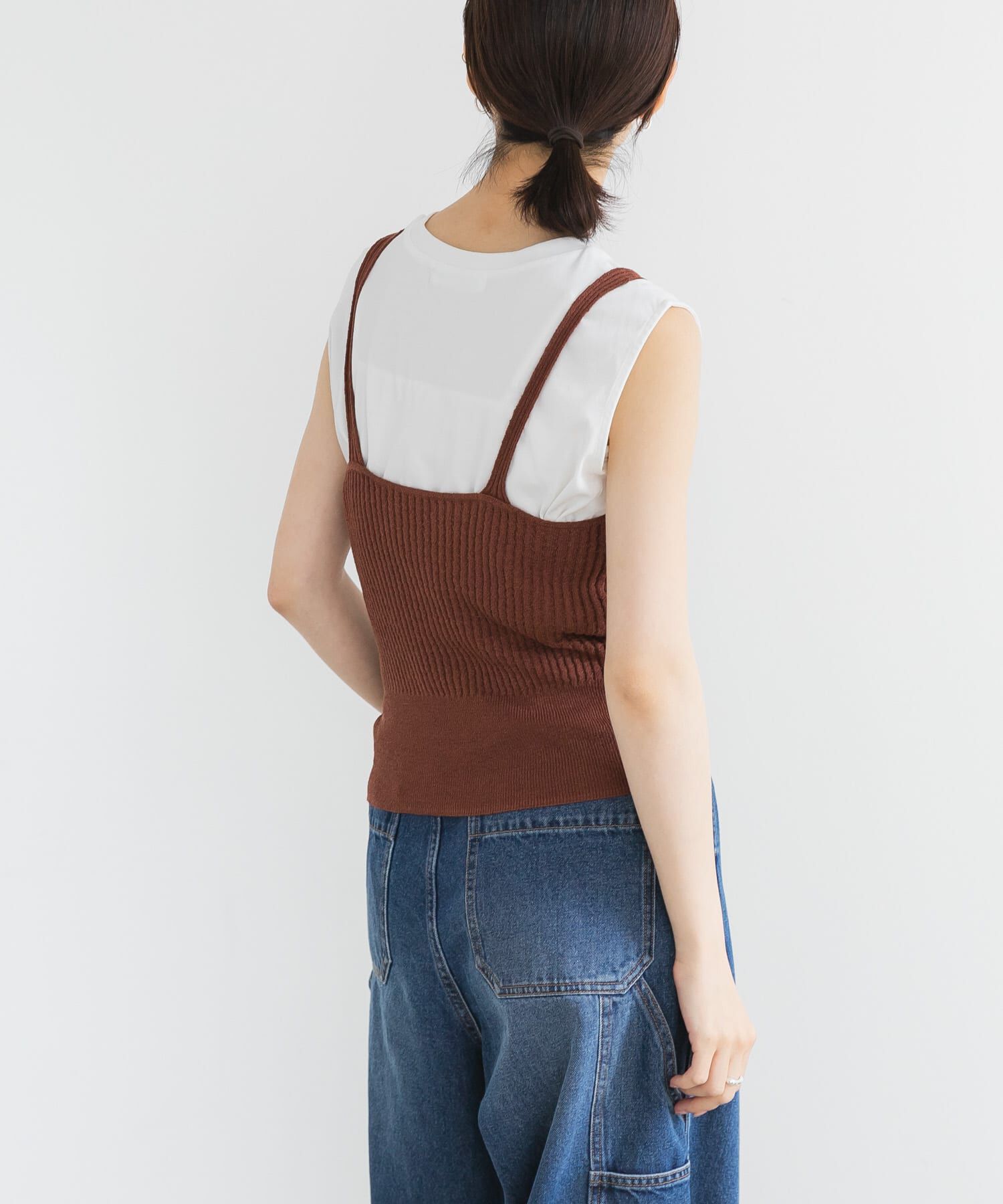 URBAN RESEARCH「ニットキャミソール」|キャミソール|