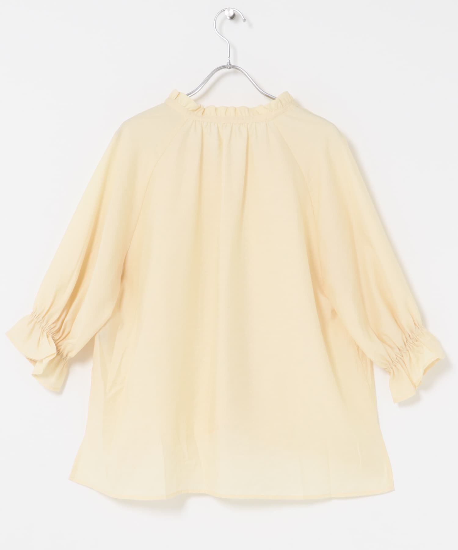 URBAN RESEARCH ROSSO「クールタッチセミシアーフリルブラウス」|シャツ・ブラウス|