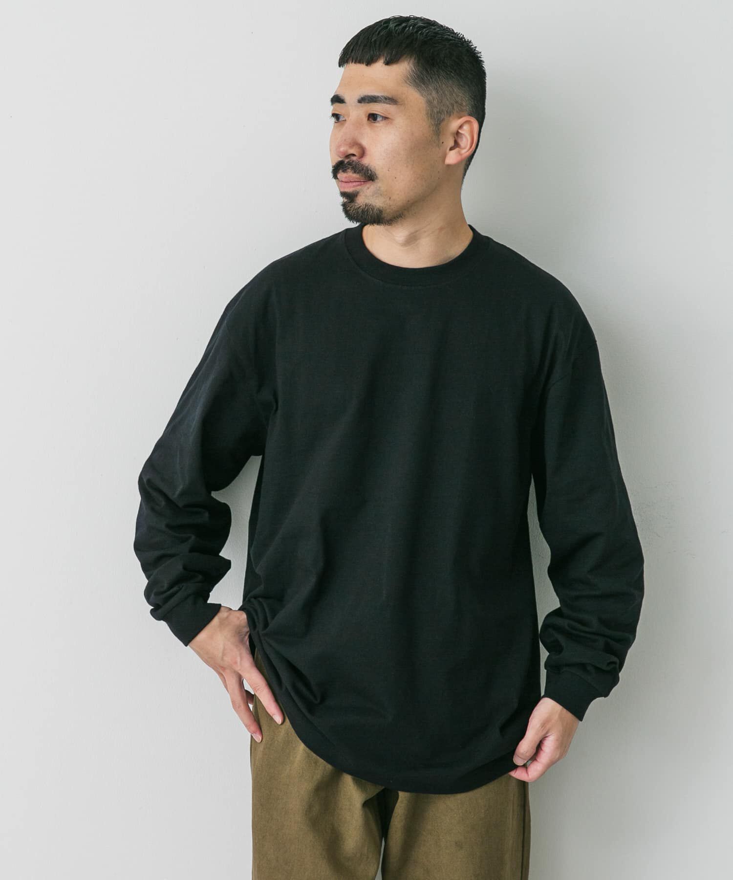URBAN RESEARCH DOORS「『別注』HANES&times;DOORS　BEEFY-T DOORS FIT LONG-SLEEVE」|Tシャツ・カットソー|