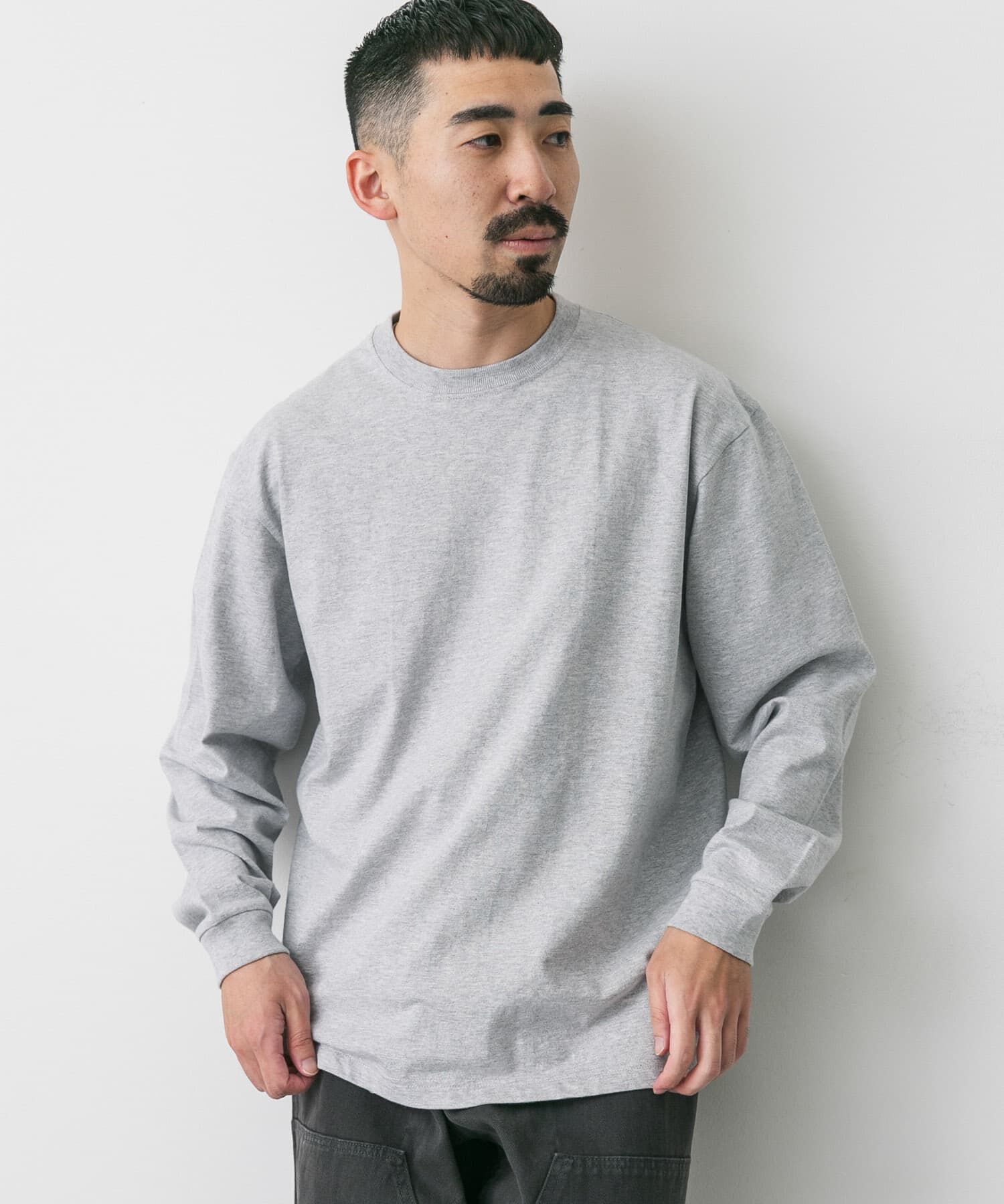 URBAN RESEARCH DOORS「『別注』HANES&times;DOORS　BEEFY-T DOORS FIT LONG-SLEEVE」|Tシャツ・カットソー|