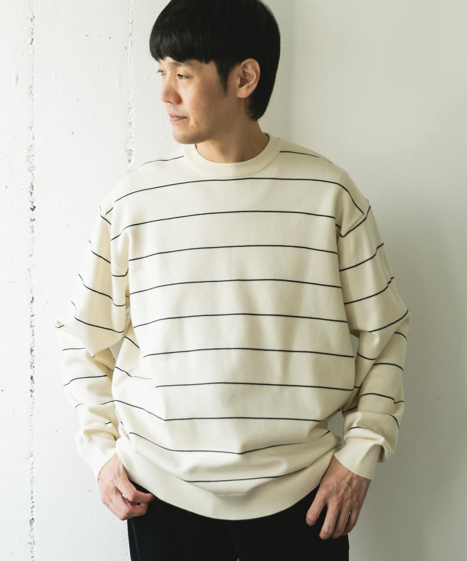 URBAN RESEARCH DOORS「『仁村紗和さん着用』『UR TECH 200日ニット』クルーネック」|ニット・セーター|