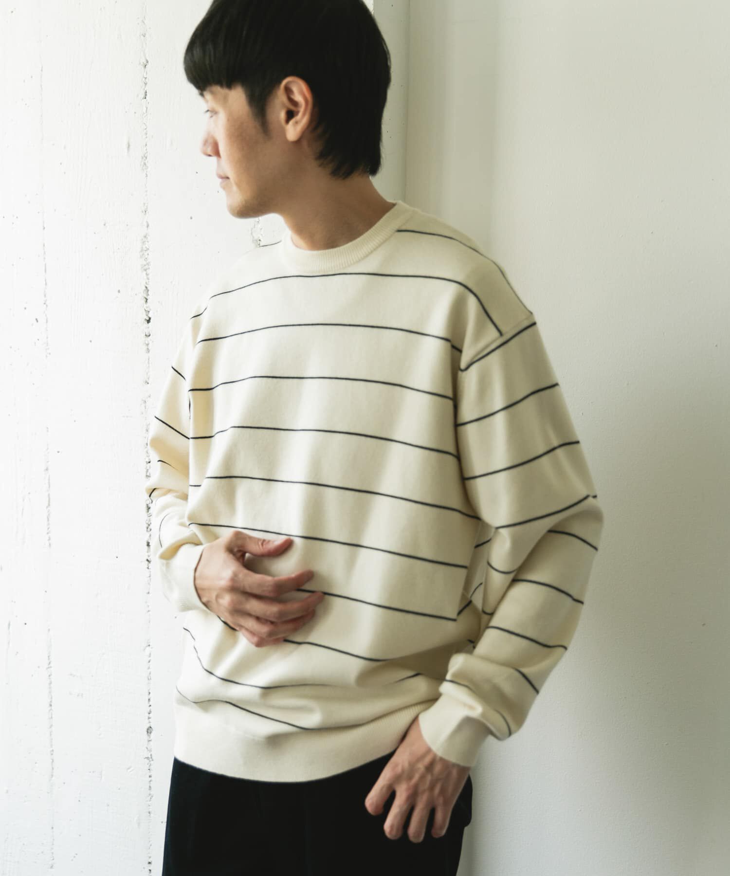 URBAN RESEARCH DOORS「『仁村紗和さん着用』『UR TECH 200日ニット』クルーネック」|ニット・セーター|