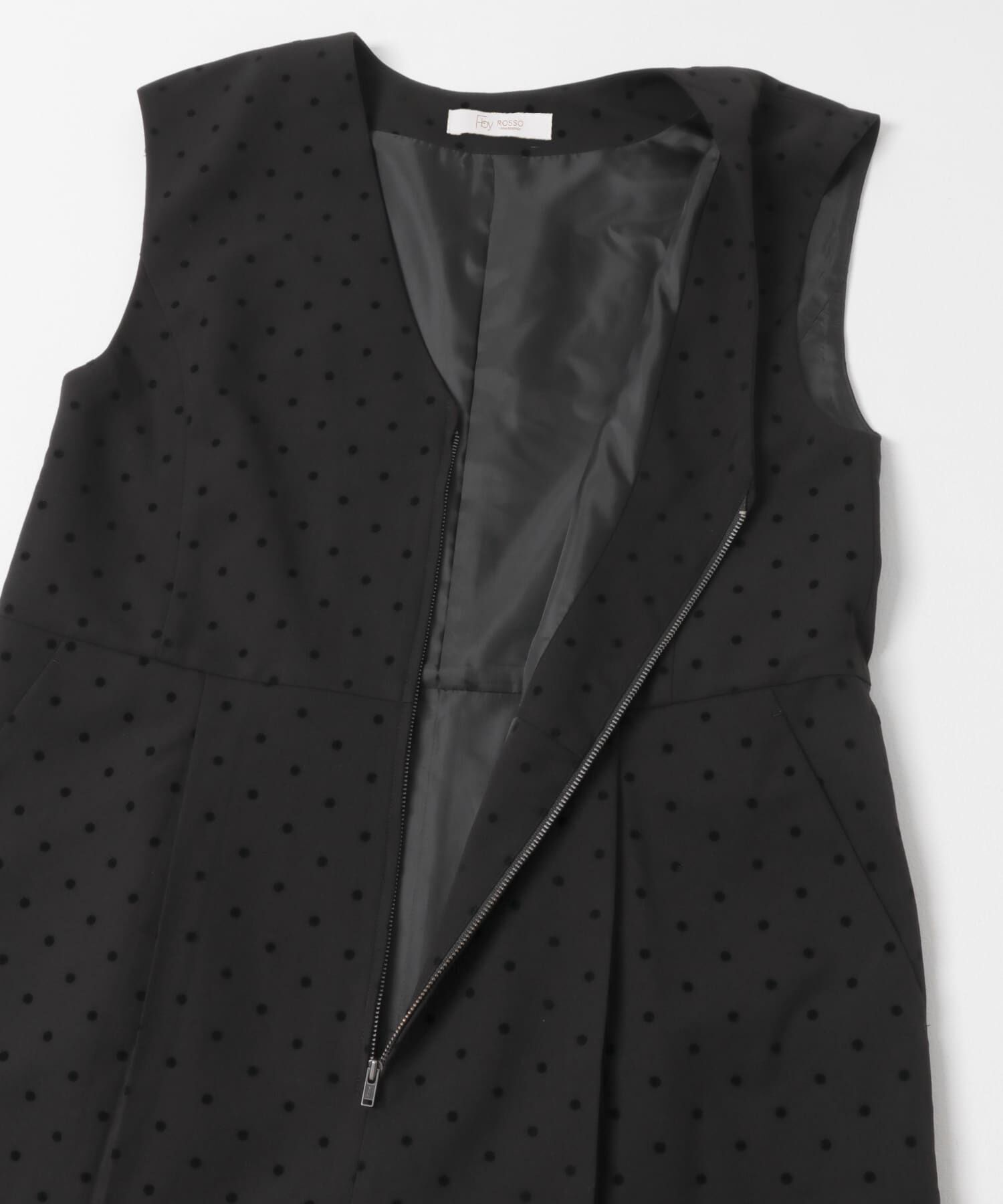 URBAN RESEARCH ROSSO「F by ROSSO　フロッキードットオールインワン」|スカート|