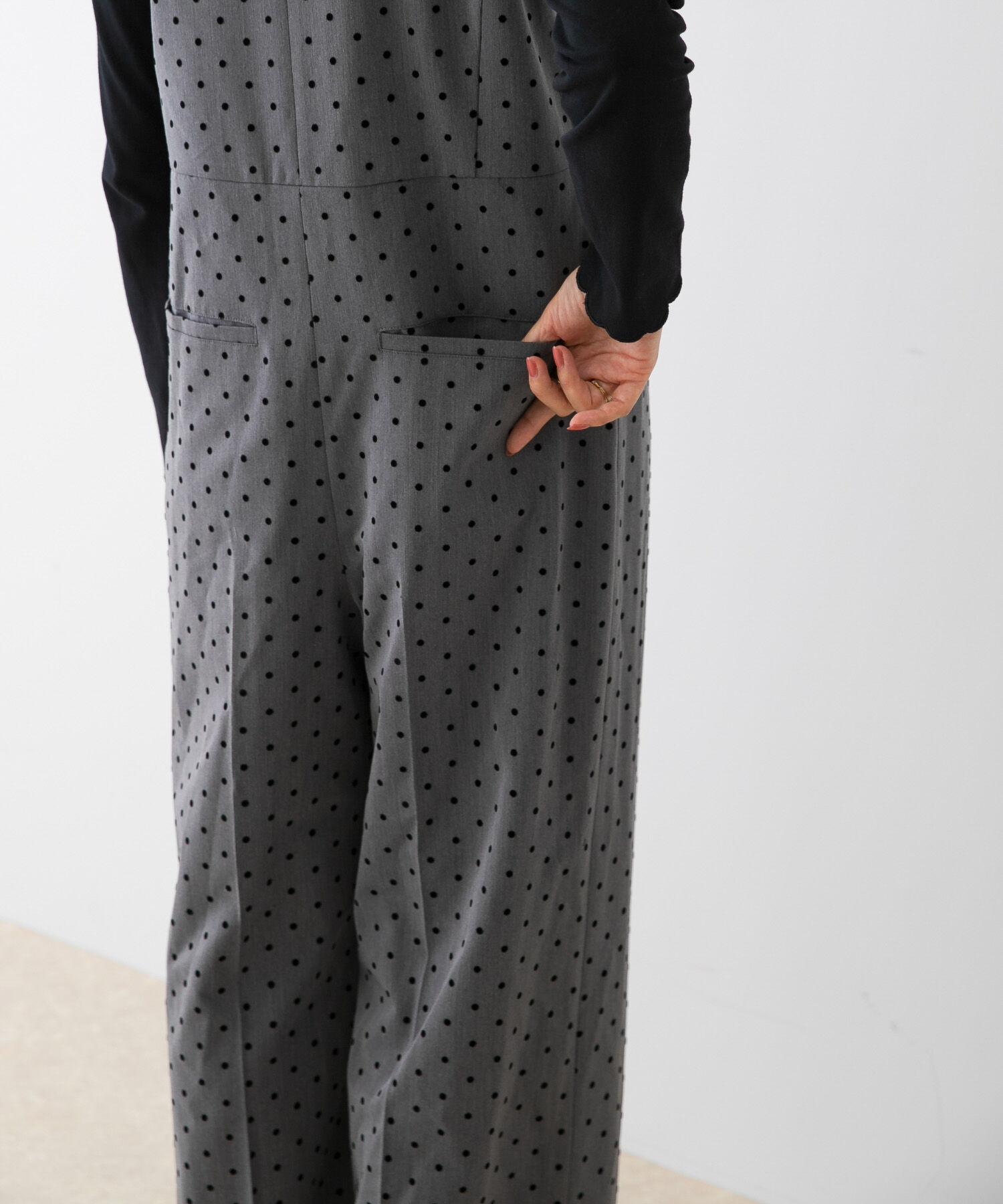 URBAN RESEARCH ROSSO「F by ROSSO　フロッキードットオールインワン」|スカート|