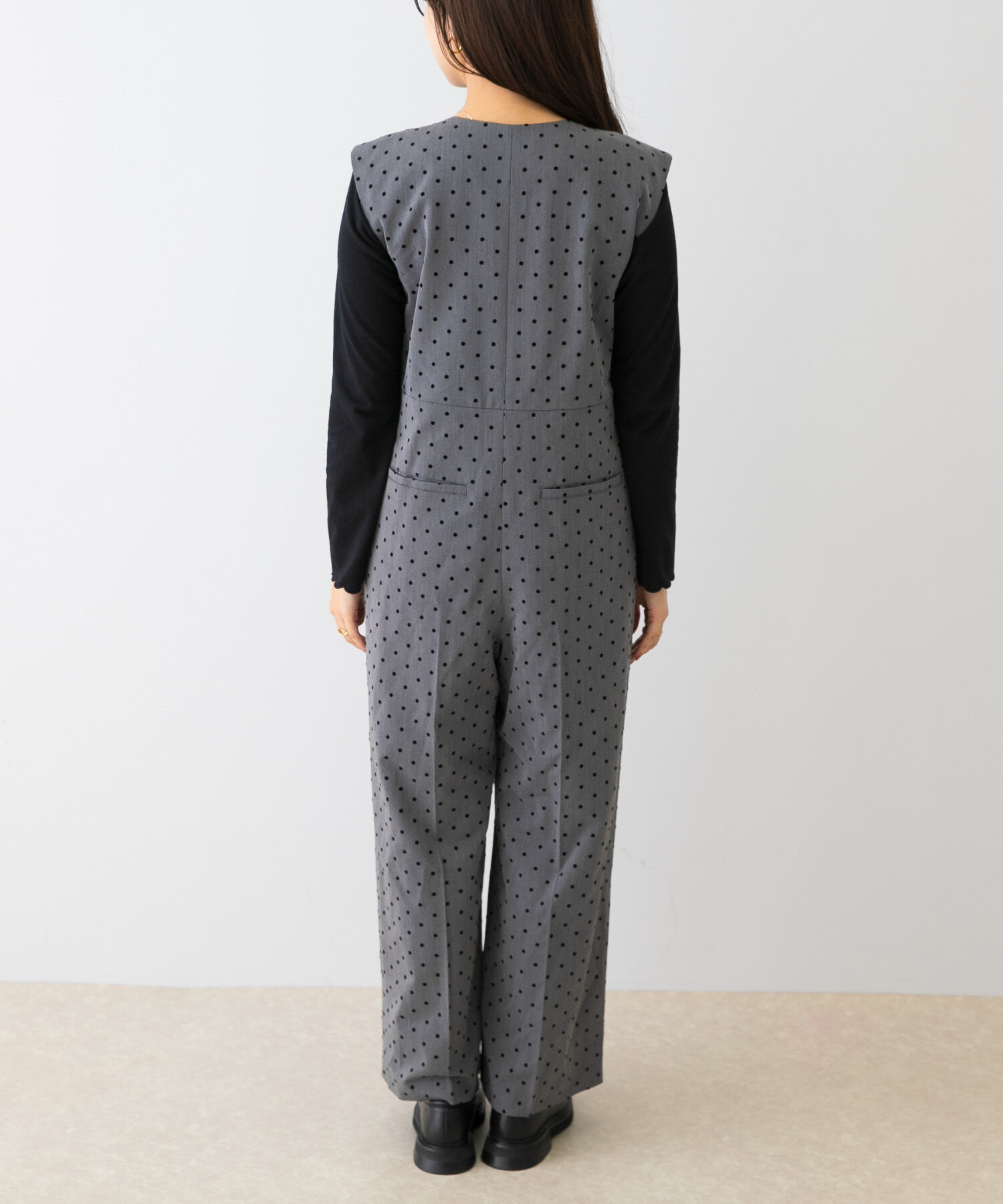 URBAN RESEARCH ROSSO「F by ROSSO　フロッキードットオールインワン」|スカート|