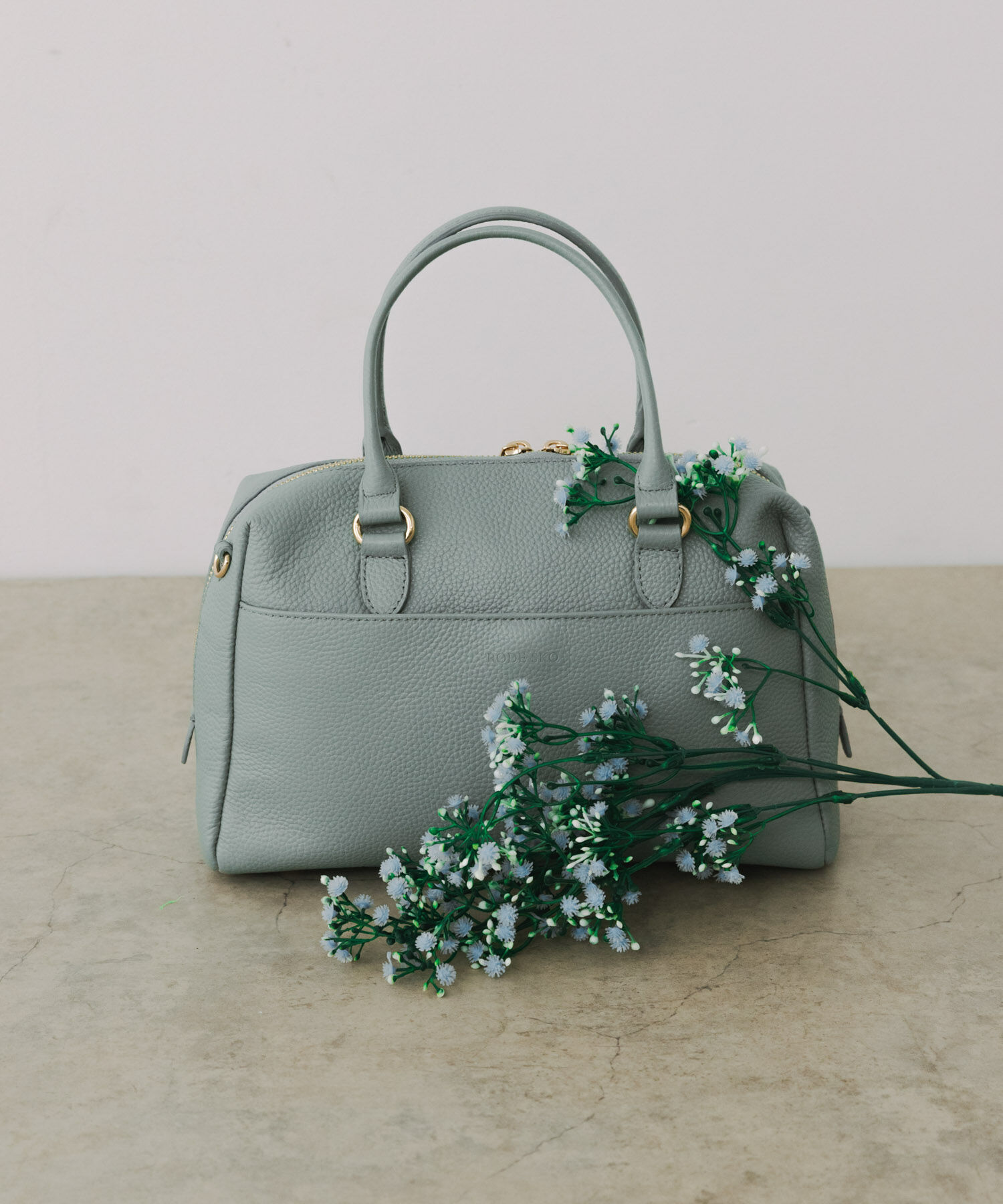 RODE SKO「レザーボストンバッグ」|ボストンバッグ|ブルー系その他