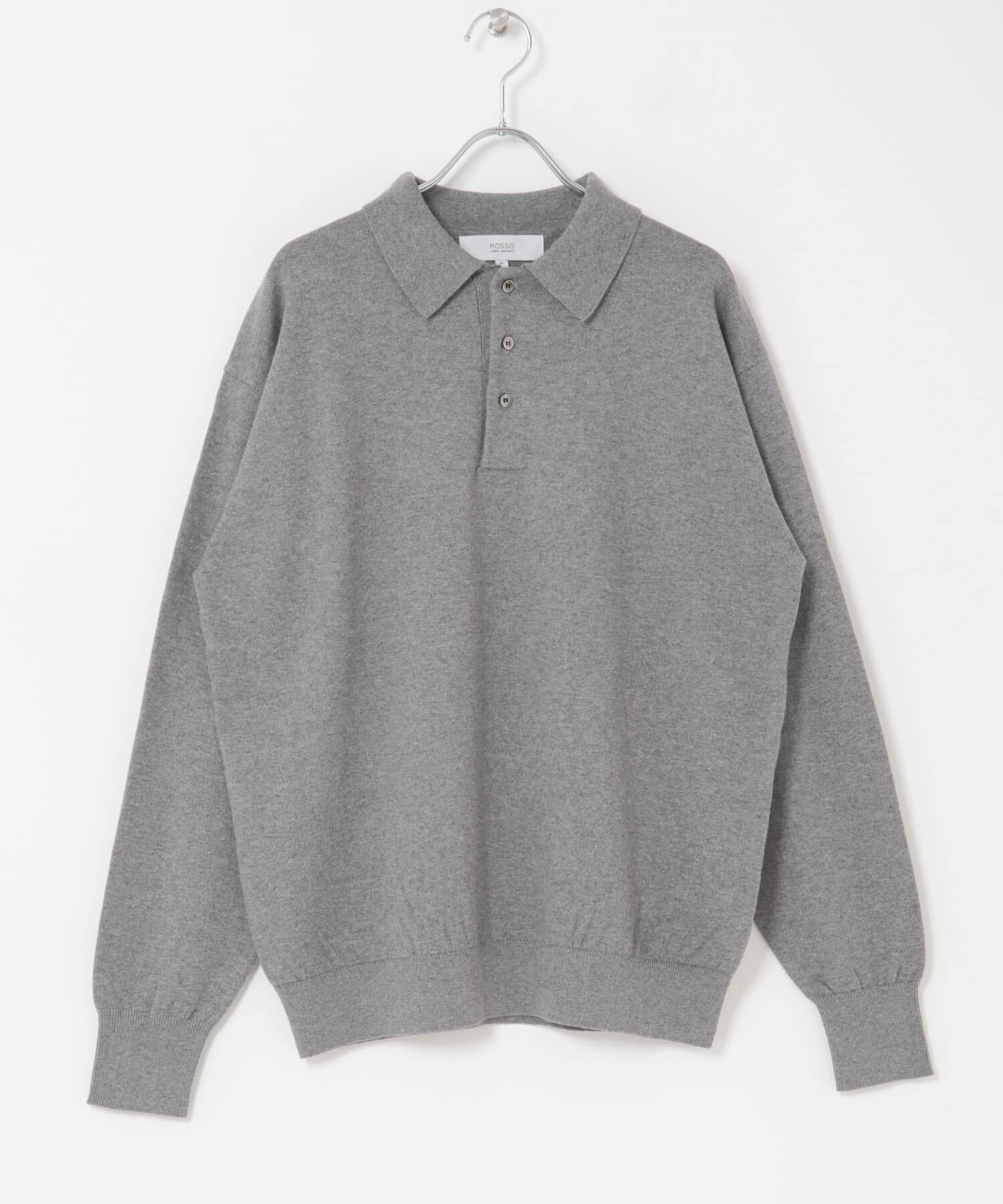 URBAN RESEARCH ROSSO「コットンカシミヤニットポロシャツ」|ニット・セーター|