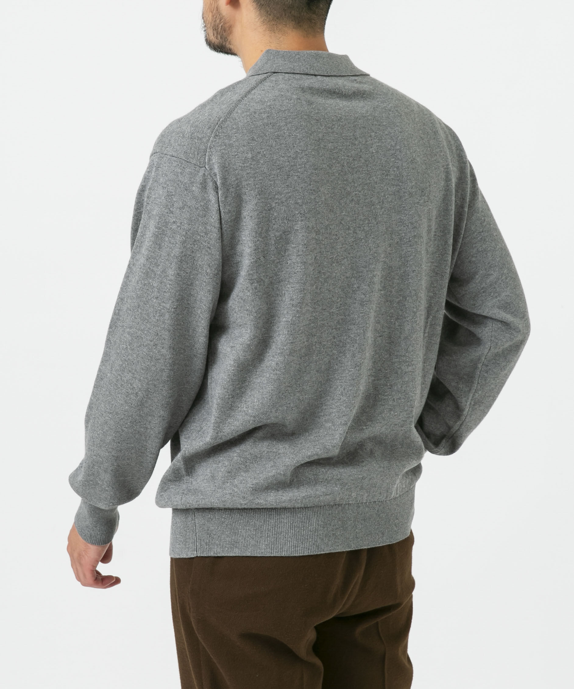 URBAN RESEARCH ROSSO「コットンカシミヤニットポロシャツ」|ニット・セーター|