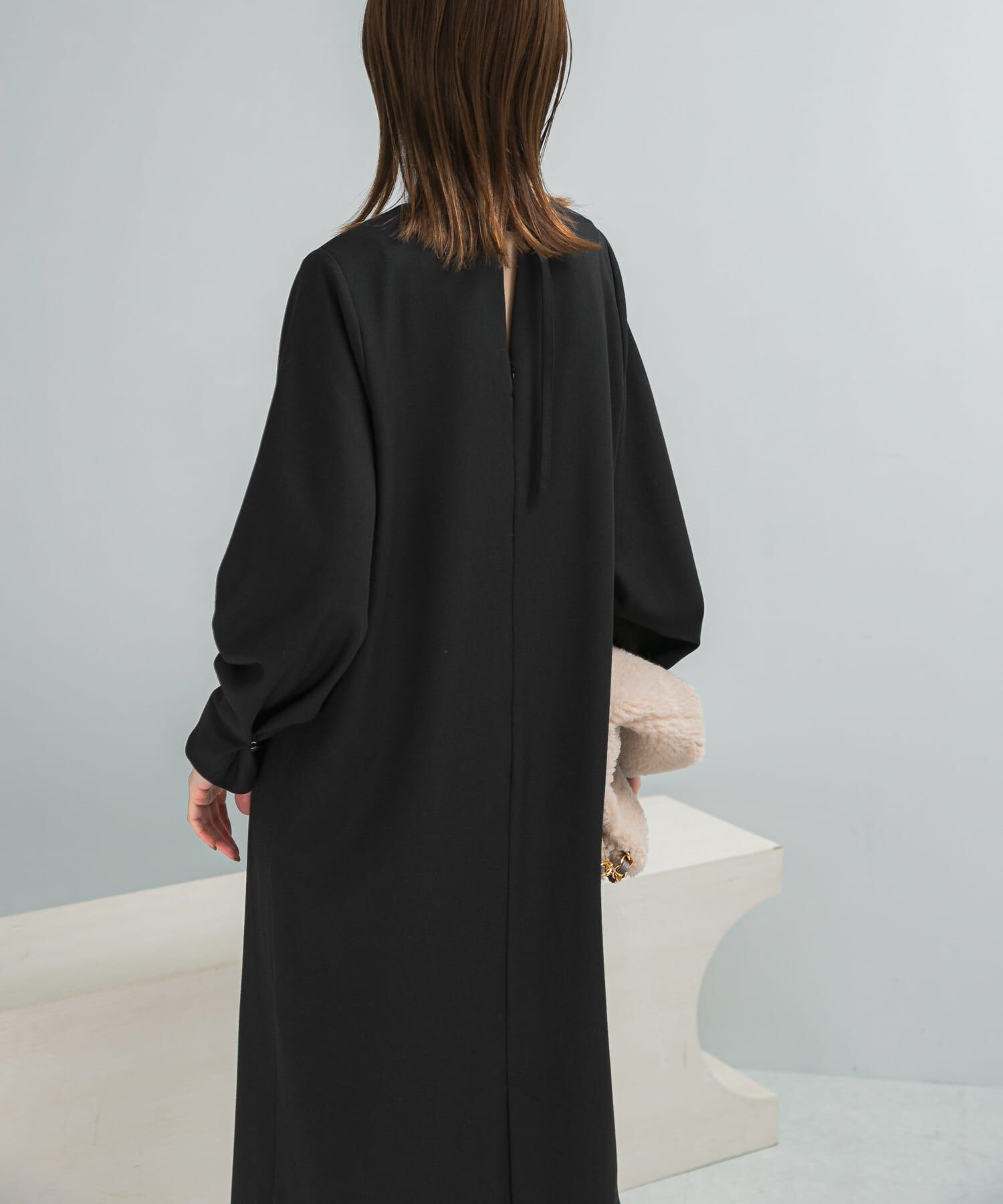 URBAN RESEARCH ROSSO「タックスリーブストレートワンピース」|ワンピース|