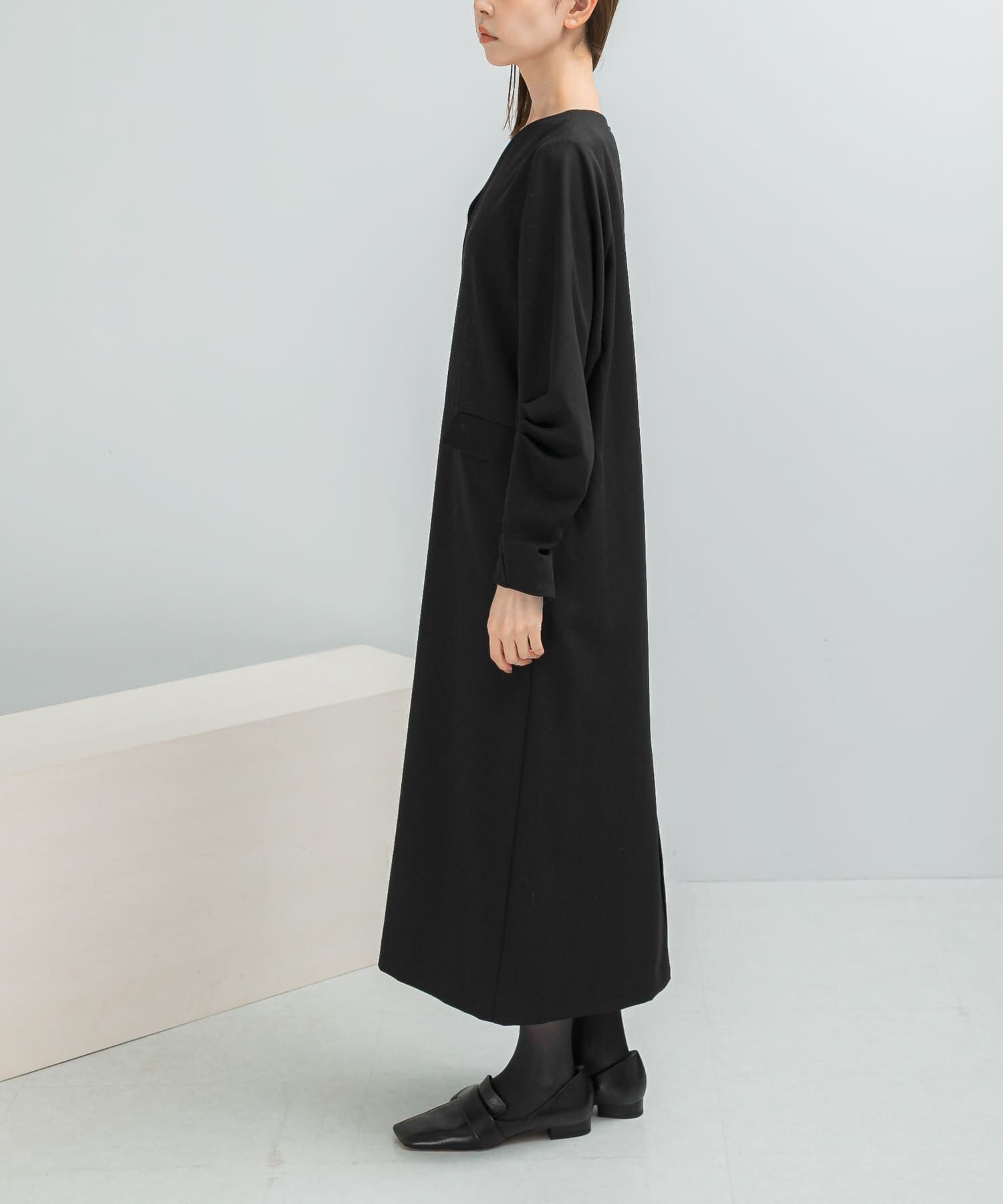 URBAN RESEARCH ROSSO「タックスリーブストレートワンピース」|ワンピース|