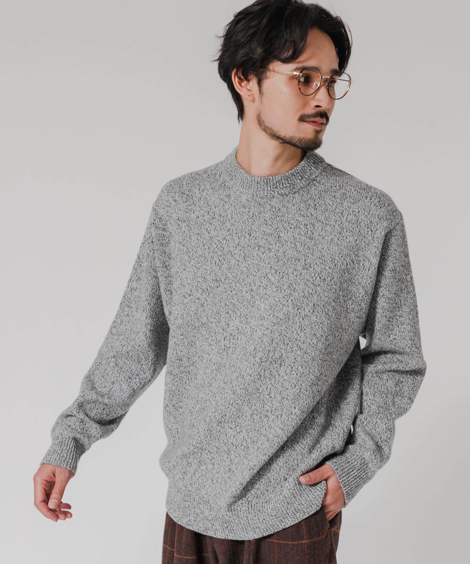 URBAN RESEARCH「MIX MOULINE CREW-NECK KNIT」|ニット・セーター|