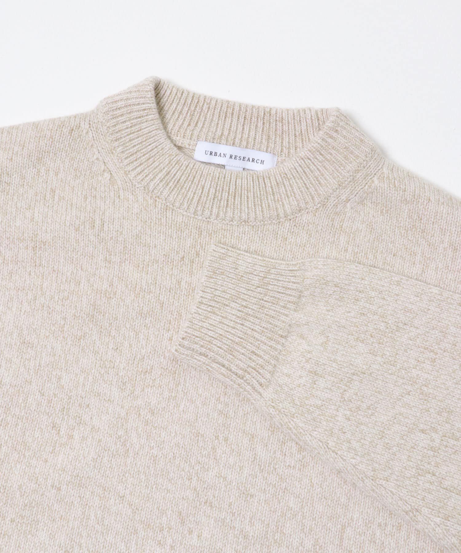 URBAN RESEARCH「MIX MOULINE CREW-NECK KNIT」|ニット・セーター|