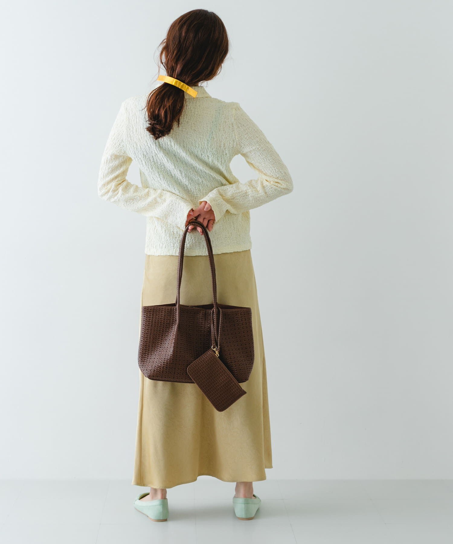 RODE SKO「ポーチ付パンチングミドルトートバッグ」|トートバッグ|