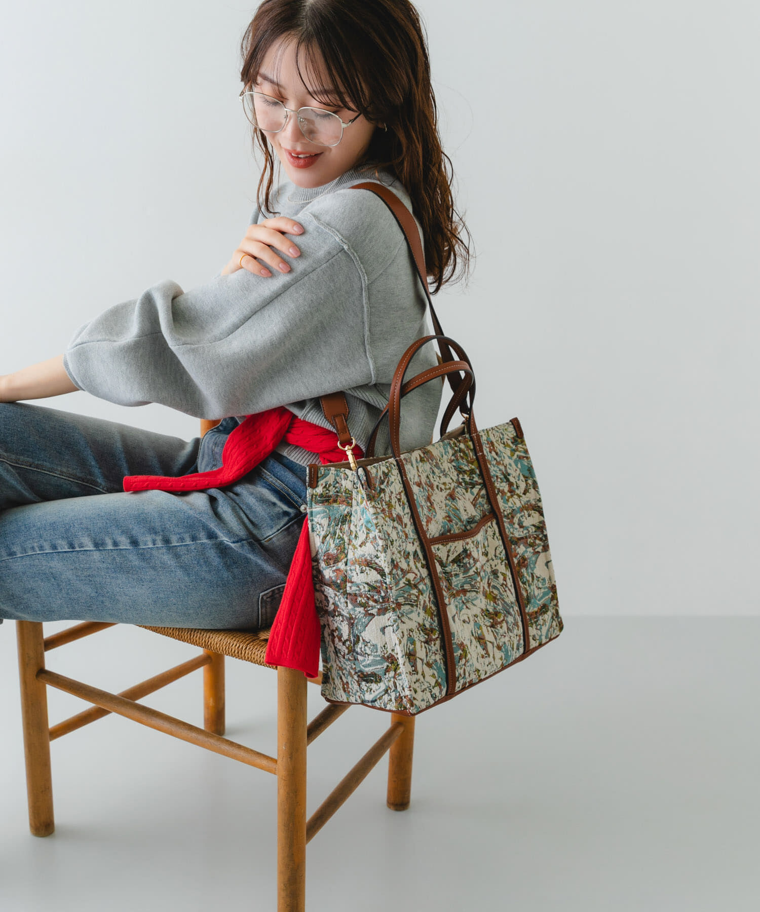 RODE SKO「ファブリックスクエアトートバッグ」|トートバッグ|