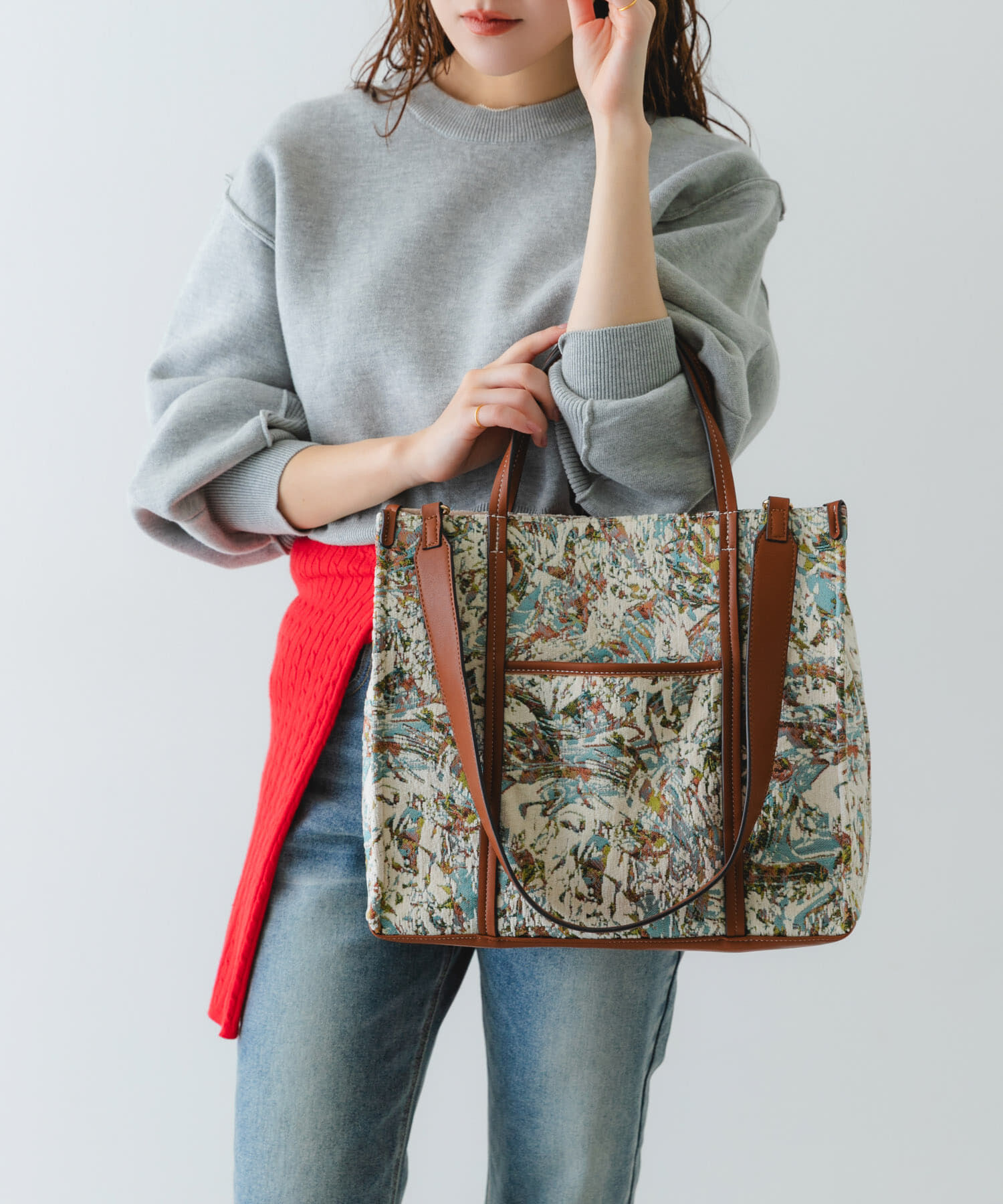 RODE SKO「ファブリックスクエアトートバッグ」|トートバッグ|