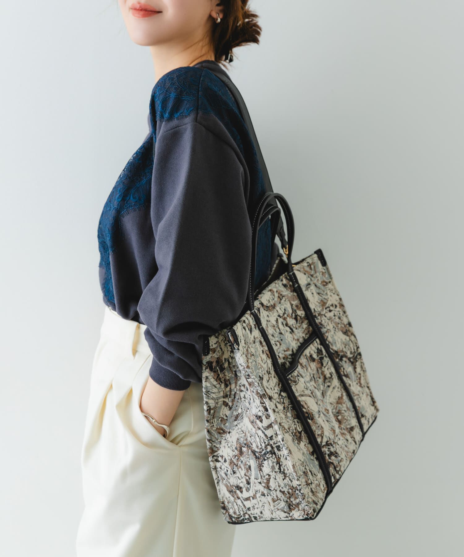 RODE SKO「ファブリックスクエアトートバッグ」|トートバッグ|