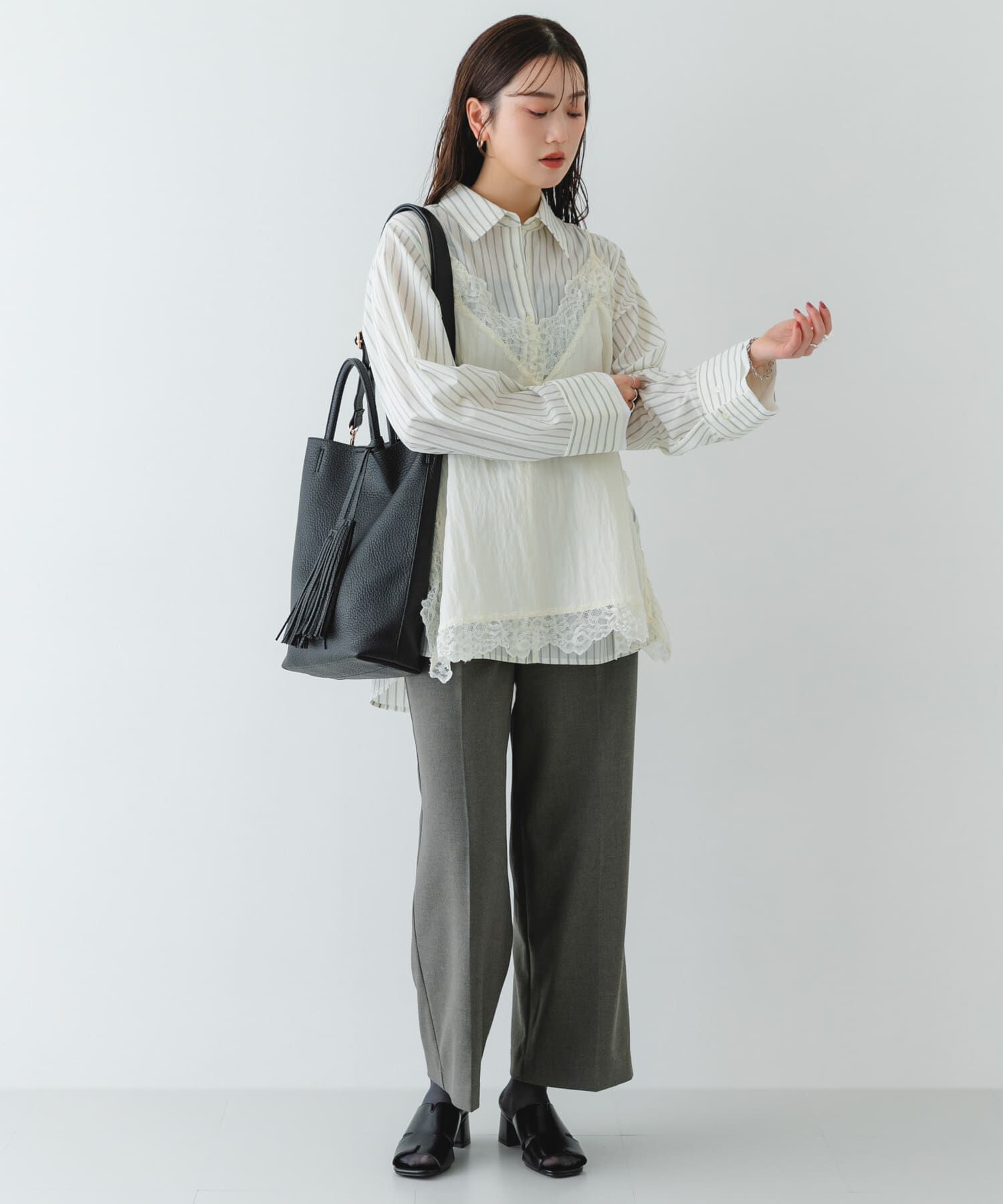 RODE SKO「タッセル軽量2WAYタテナガトートバッグ」|トートバッグ|