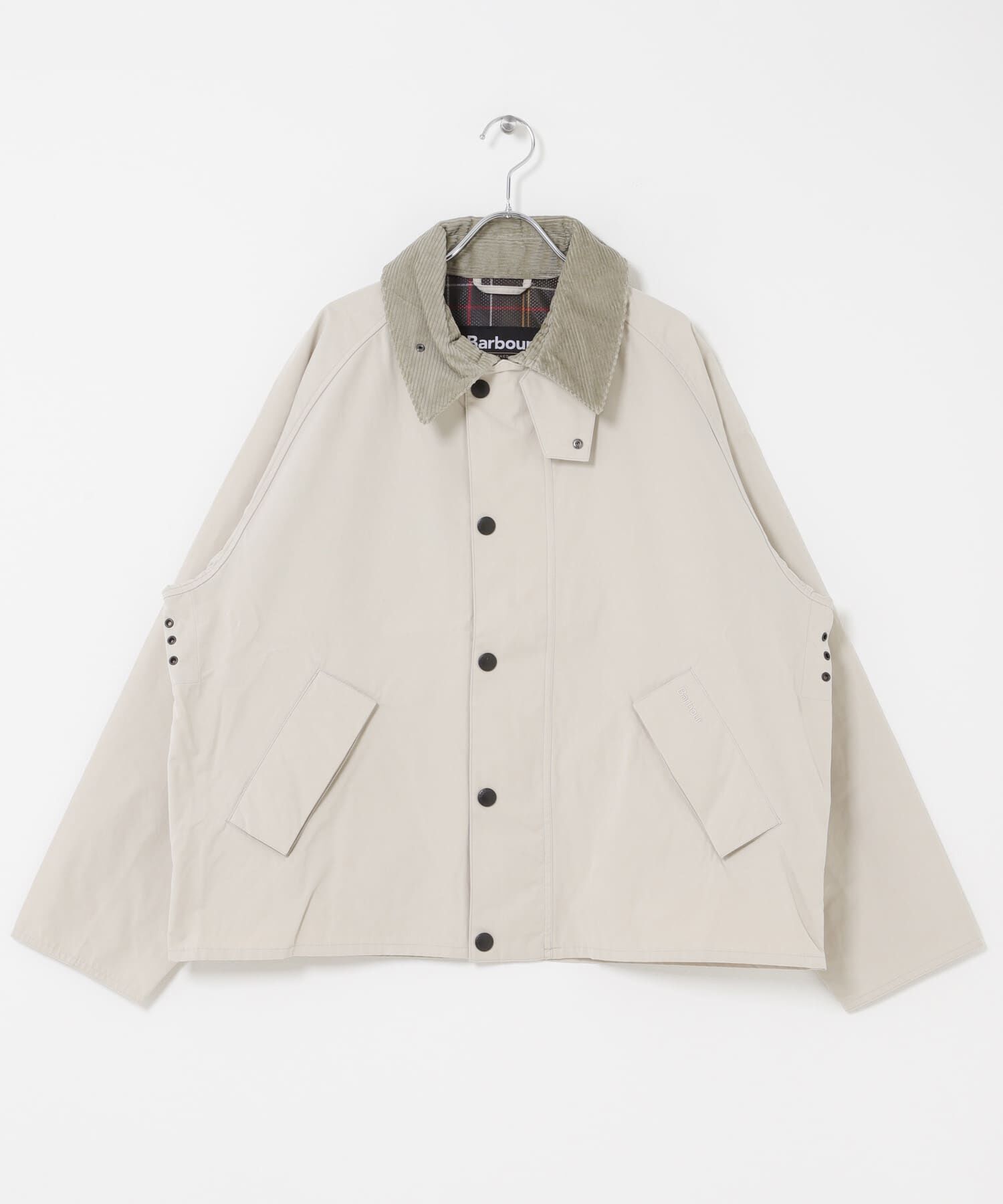 URBAN RESEARCH DOORS「Barbour　OS TRANSPORTER CASUAL JACKET」|ノーカラーコート|