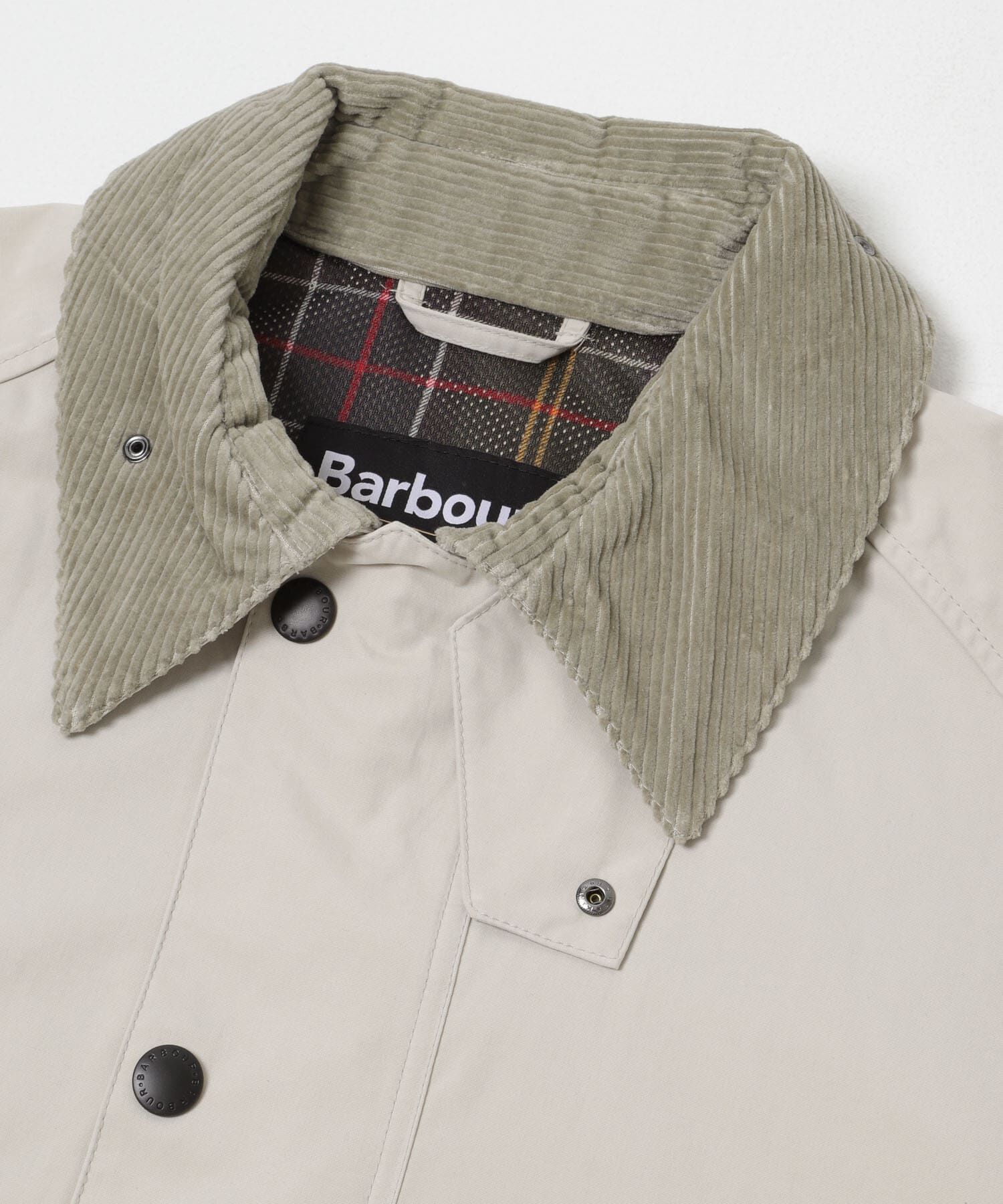 URBAN RESEARCH DOORS「Barbour　OS TRANSPORTER CASUAL JACKET」|ノーカラーコート|