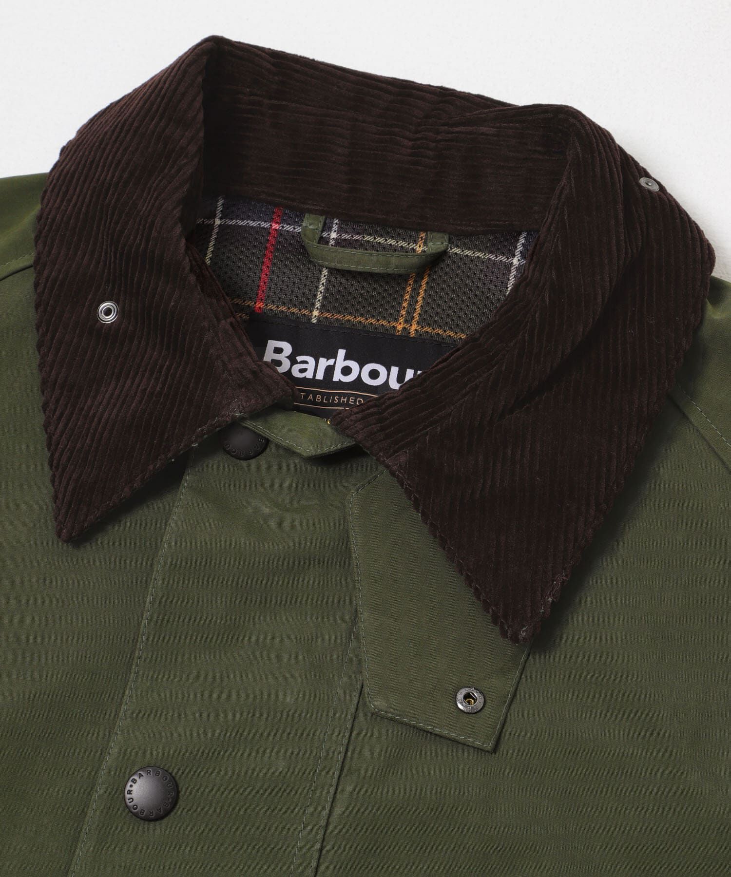 URBAN RESEARCH DOORS「Barbour　OS TRANSPORTER CASUAL JACKET」|ノーカラーコート|