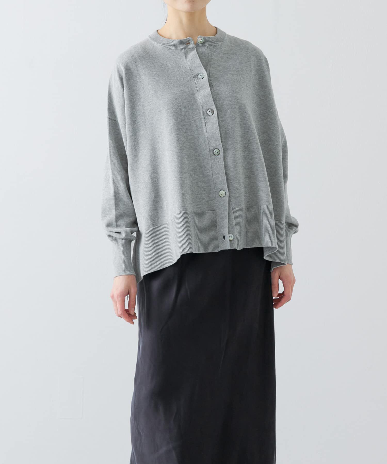 かぐれ「ハイツイストコットンワイドカーディガン」|カーディガン|