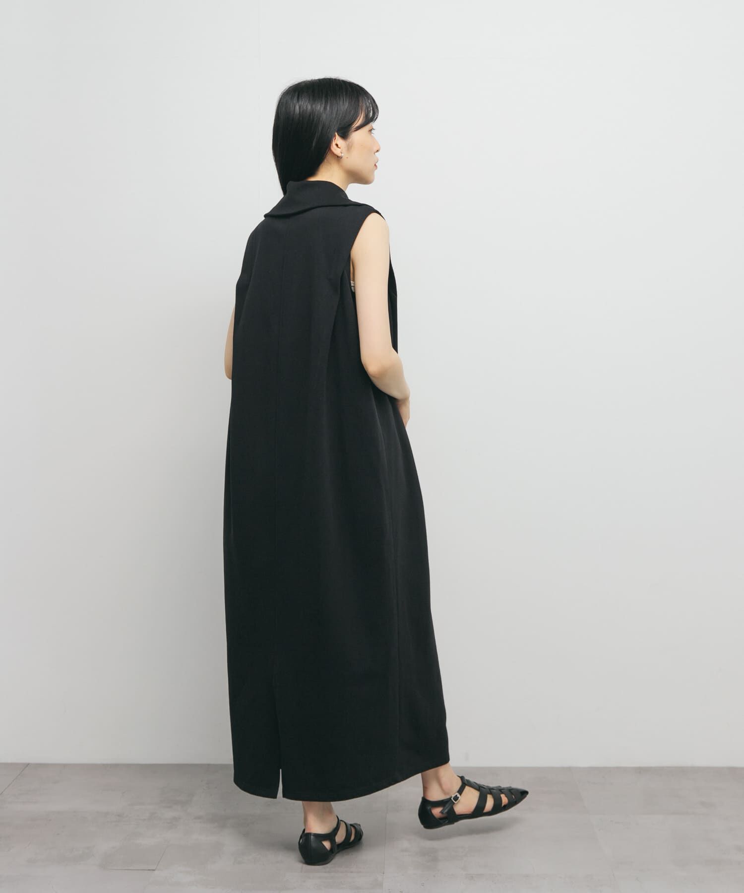  「ハーフZIPカットワンピース」|ワンピース|