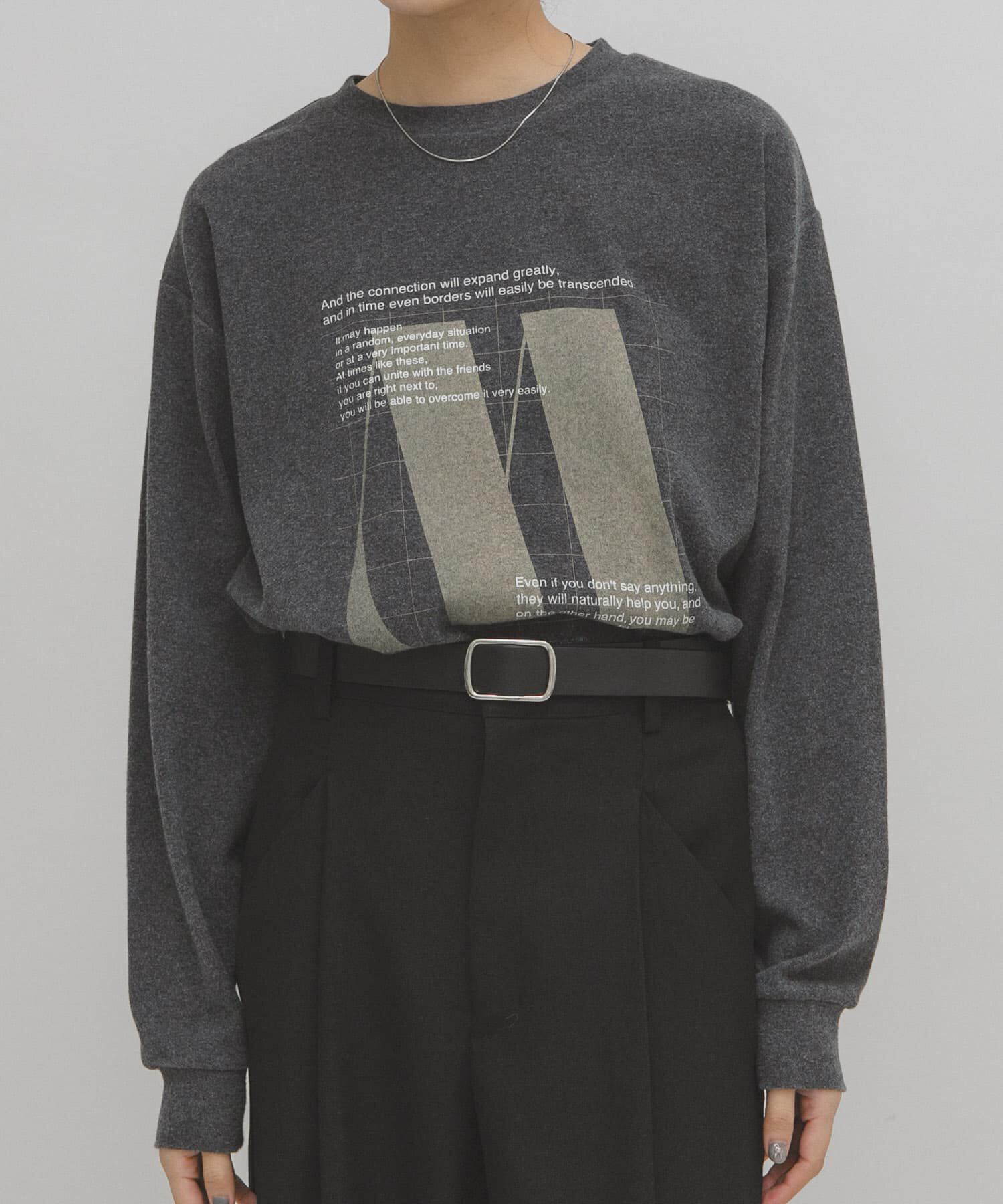  「ナップドルーズプリントTEE」|Tシャツ・カットソー|