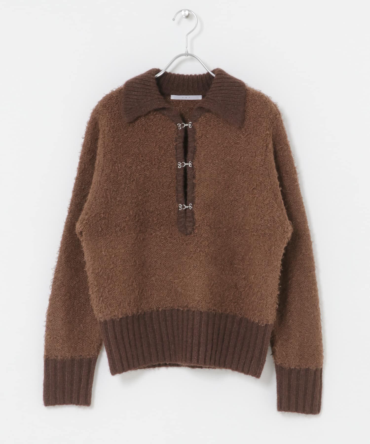  「フロントホックベアーニット」|ニット・セーター|