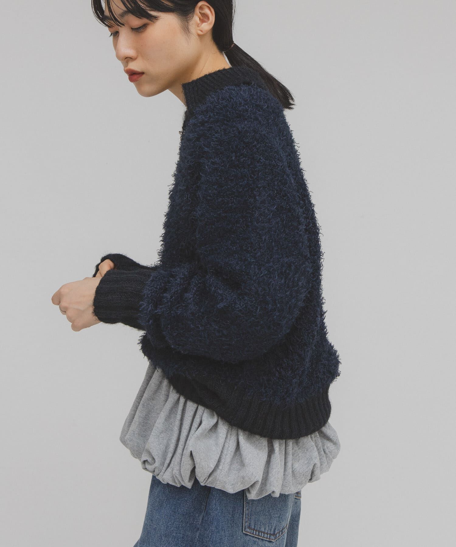  「フロントホックベアーニット」|ニット・セーター|