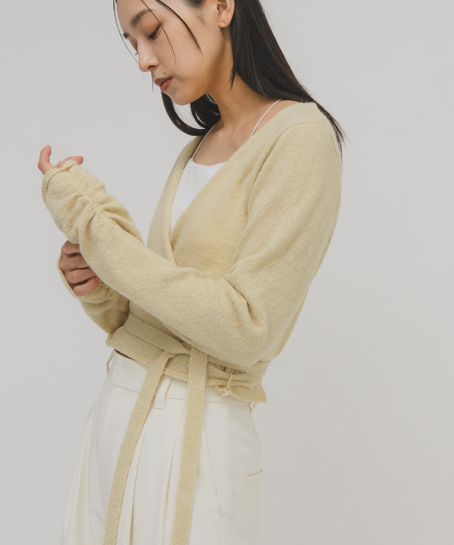  「カシュクールコンパクトニット」|ニット・セーター|