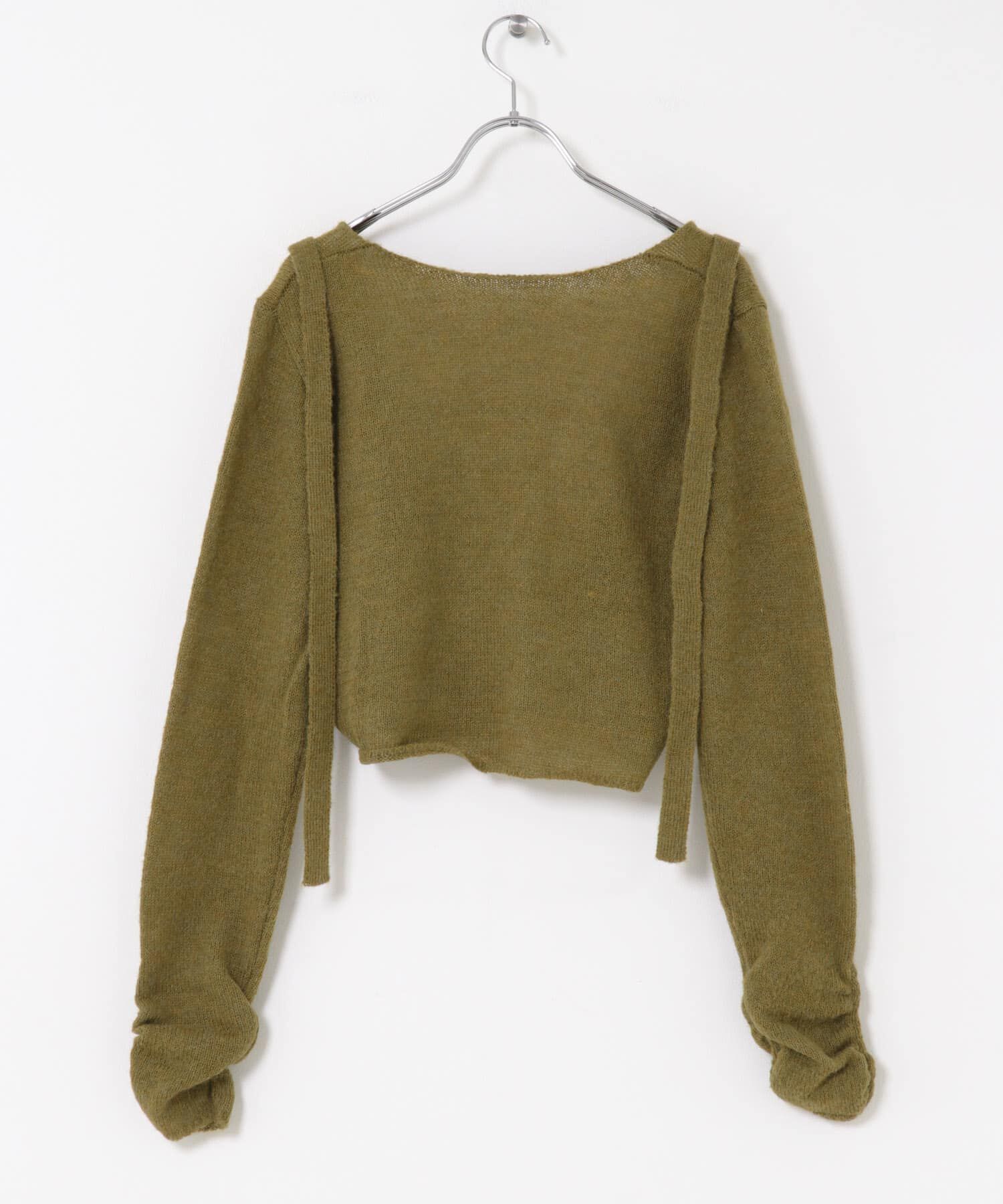  「カシュクールコンパクトニット」|ニット・セーター|