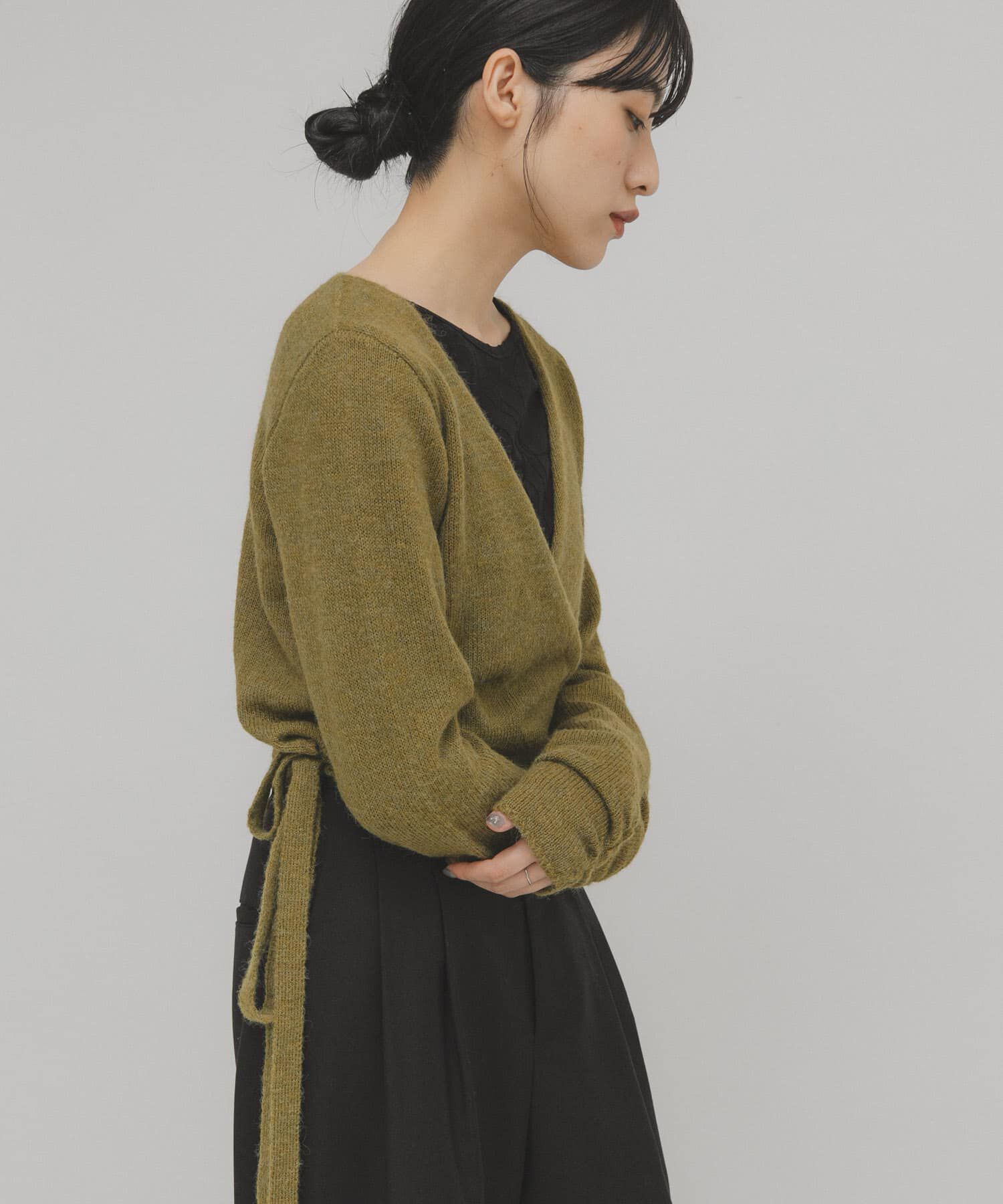  「カシュクールコンパクトニット」|ニット・セーター|