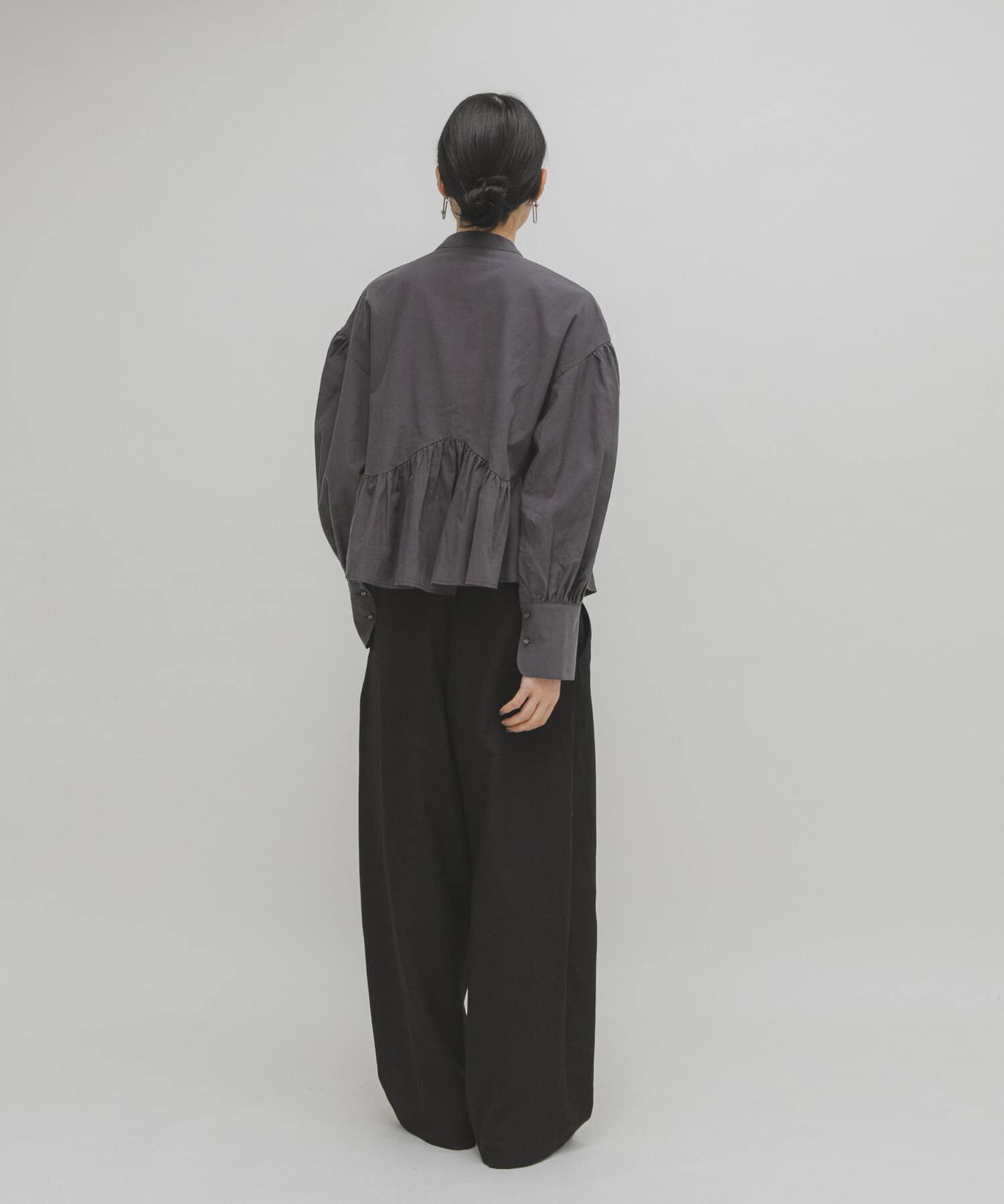  「アシンメトリースイッチングブラウス」|シャツ・ブラウス|