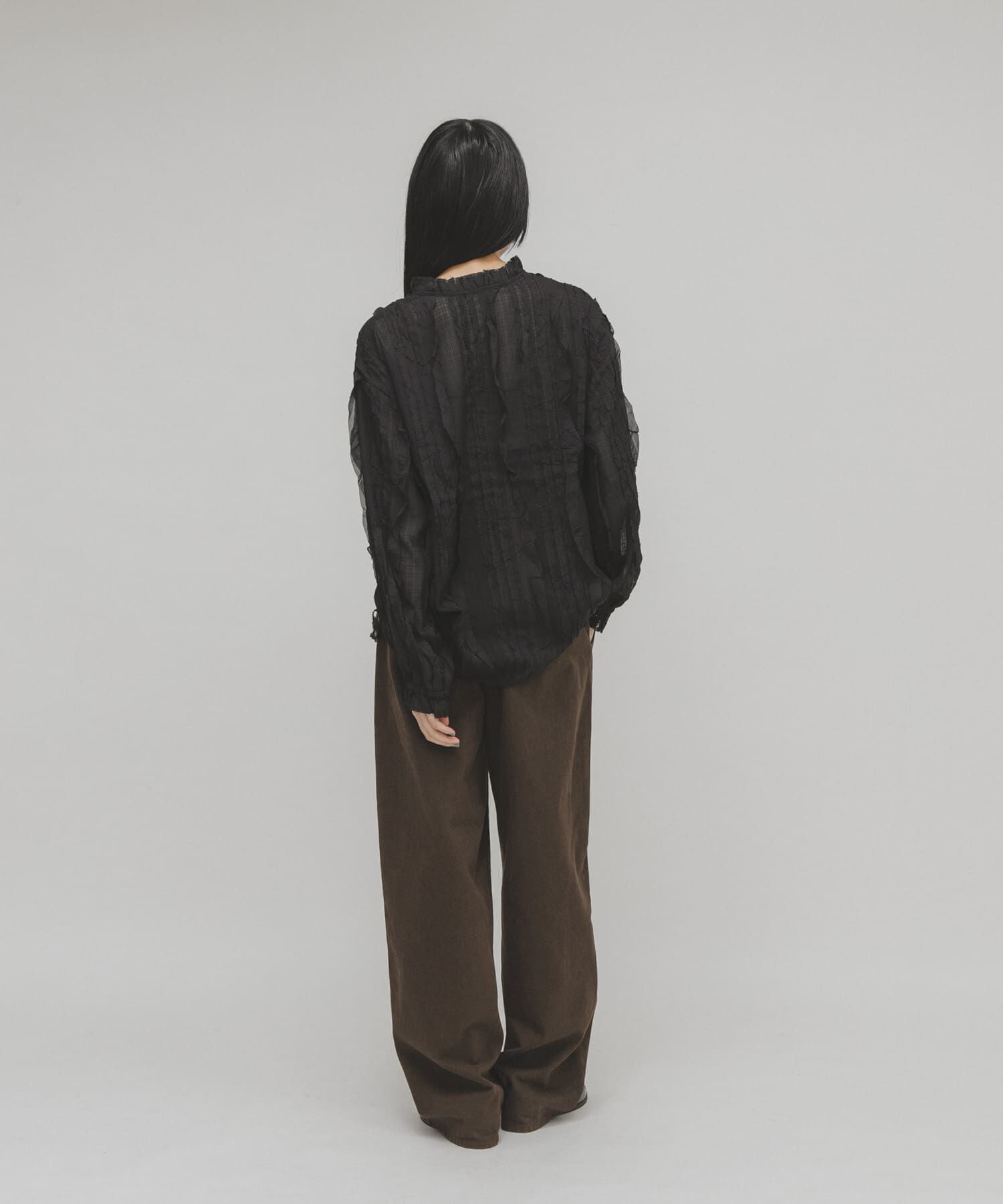  「プチフリルブラウス」|シャツ・ブラウス|