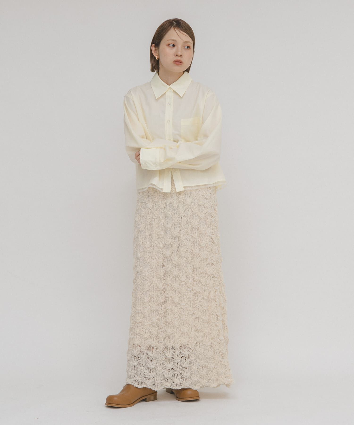  「クロシェニットスカート」|スカート|