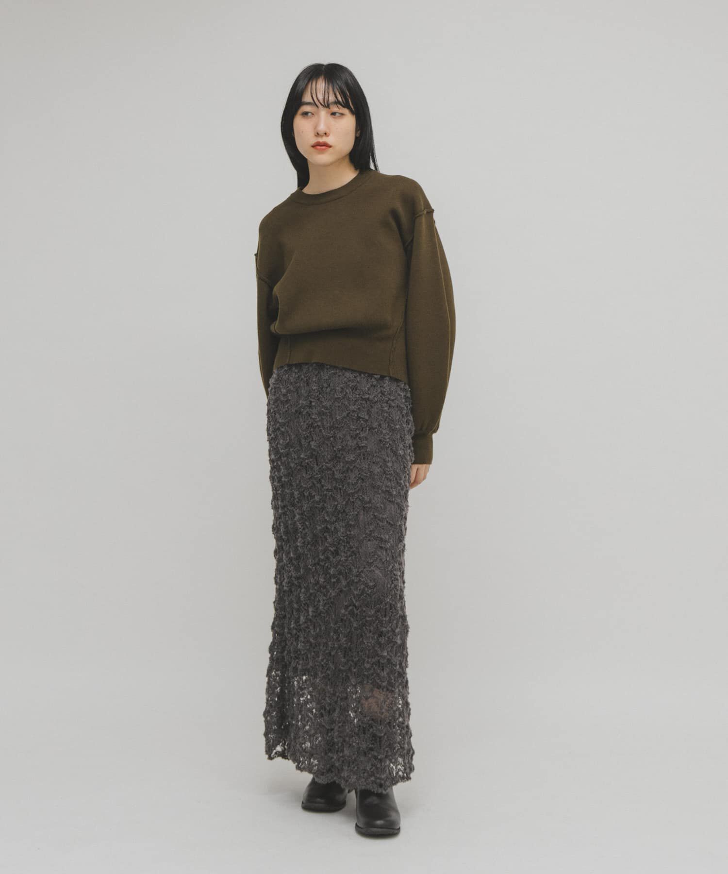  「クロシェニットスカート」|スカート|