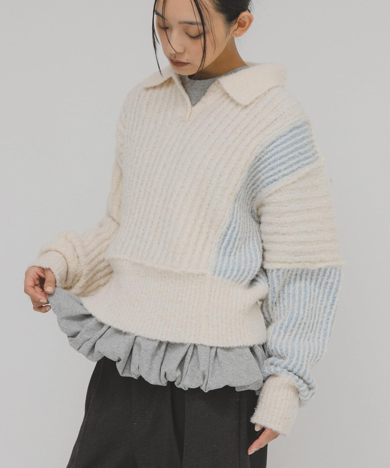  「ピーチスキンバブルヘムトップス」|Tシャツ・カットソー|