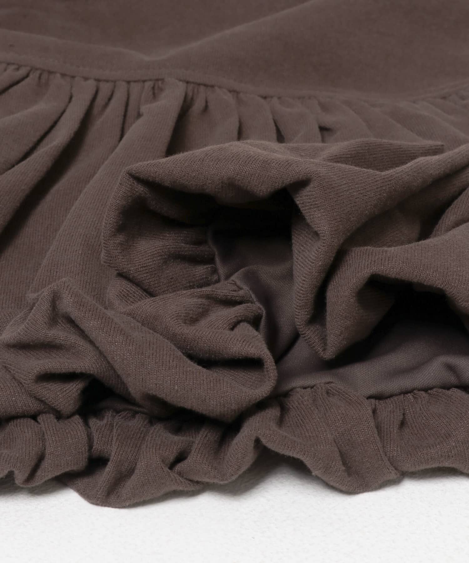  「ピーチスキンバブルヘムトップス」|Tシャツ・カットソー|