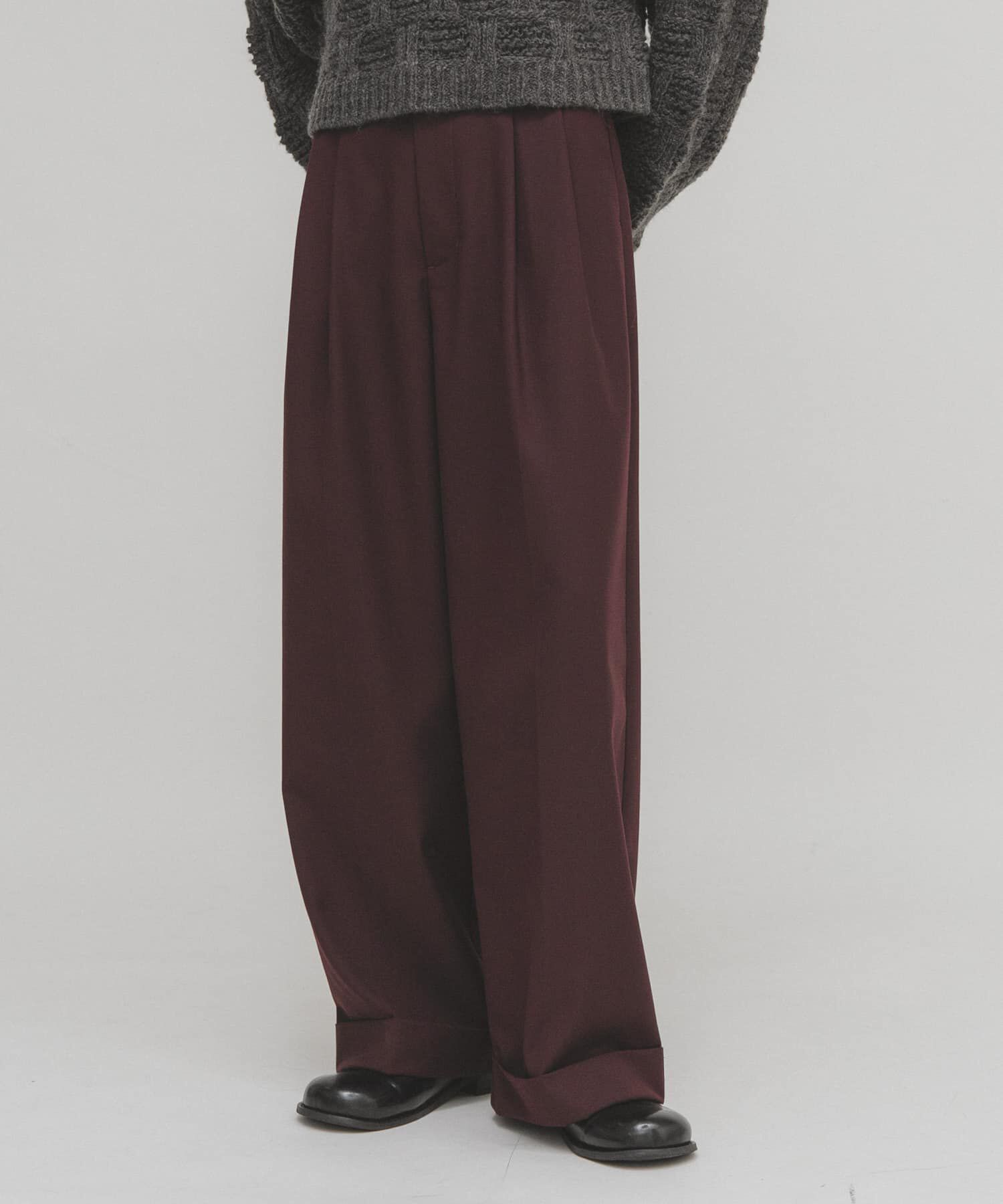  「センタープレスストレートパンツ」|その他|