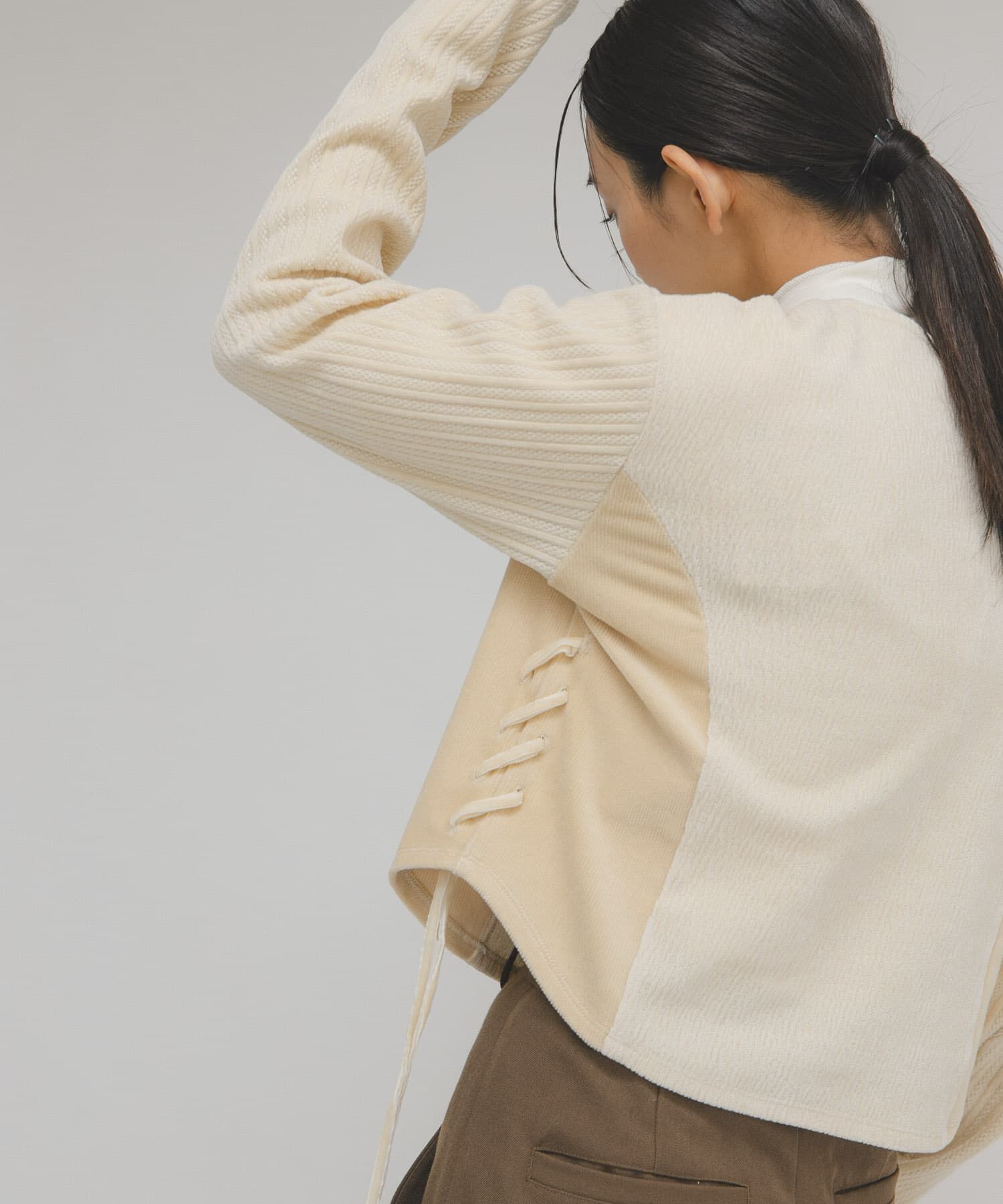  「モールジャガードカーディガン」|カーディガン|