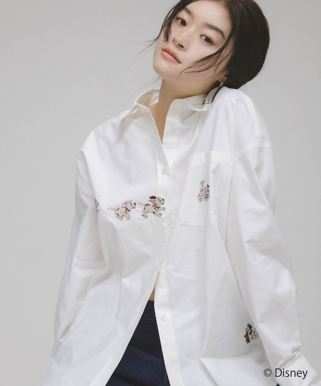  「Disney/刺繍シャツ」|シャツ・ブラウス|