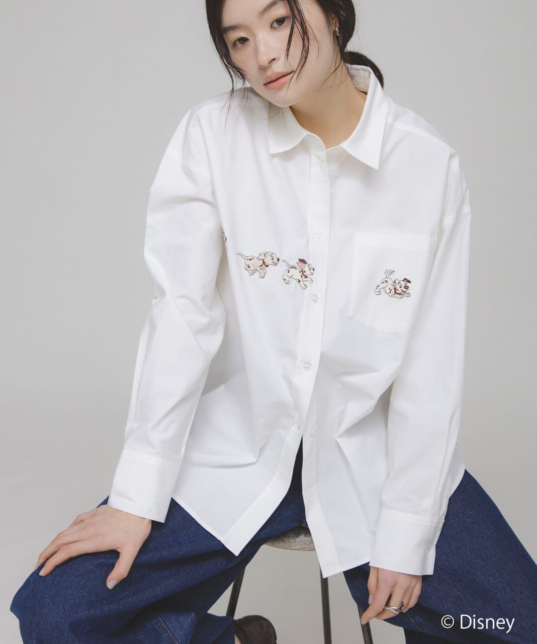  「Disney/刺繍シャツ」|シャツ・ブラウス|