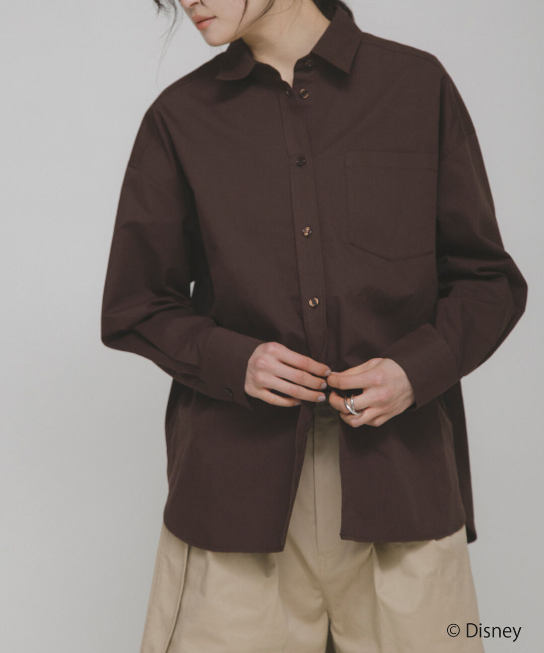  「Disney/刺繍シャツ」|シャツ・ブラウス|
